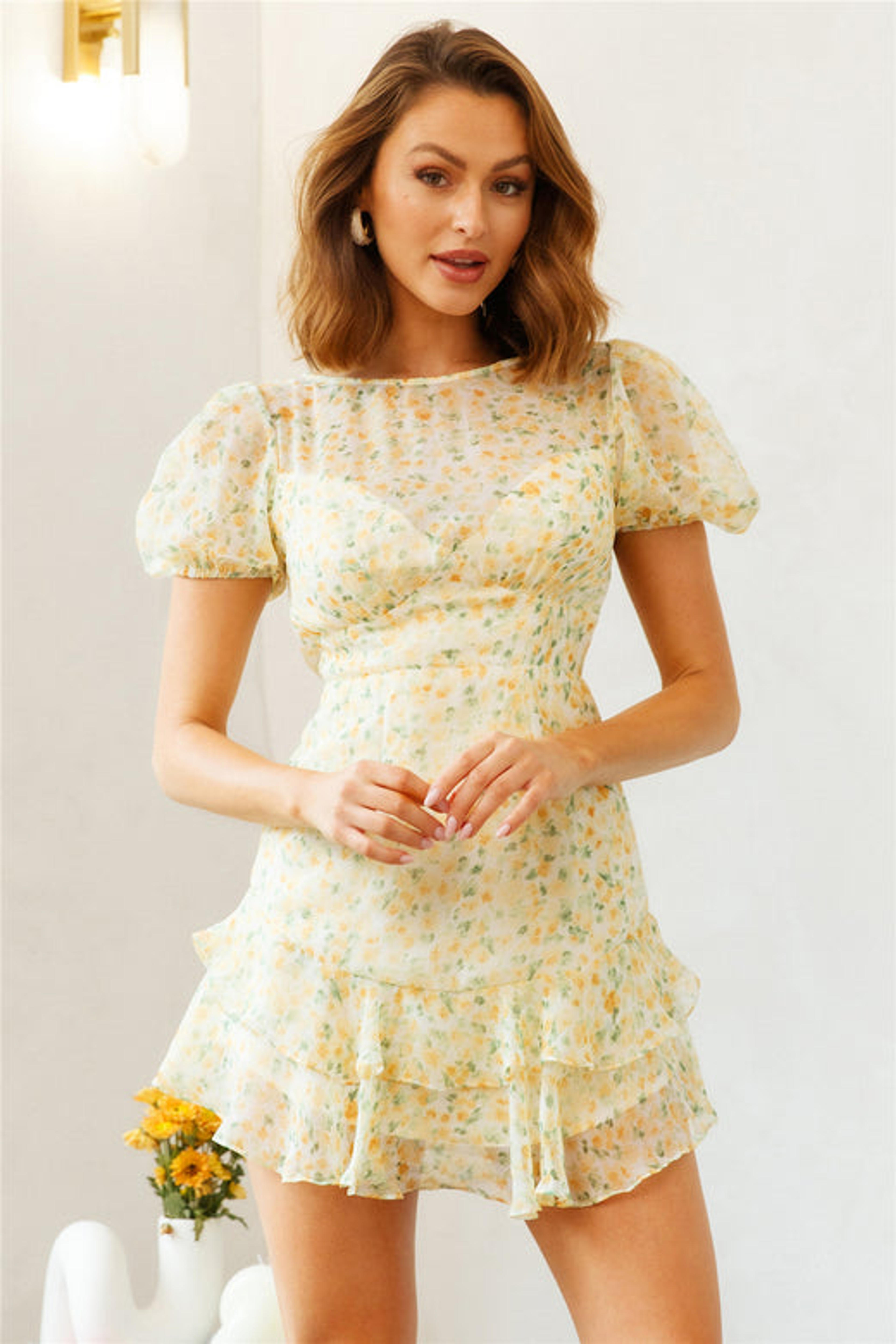 Cupcake Cutie Dress Yellow | Hello Molly