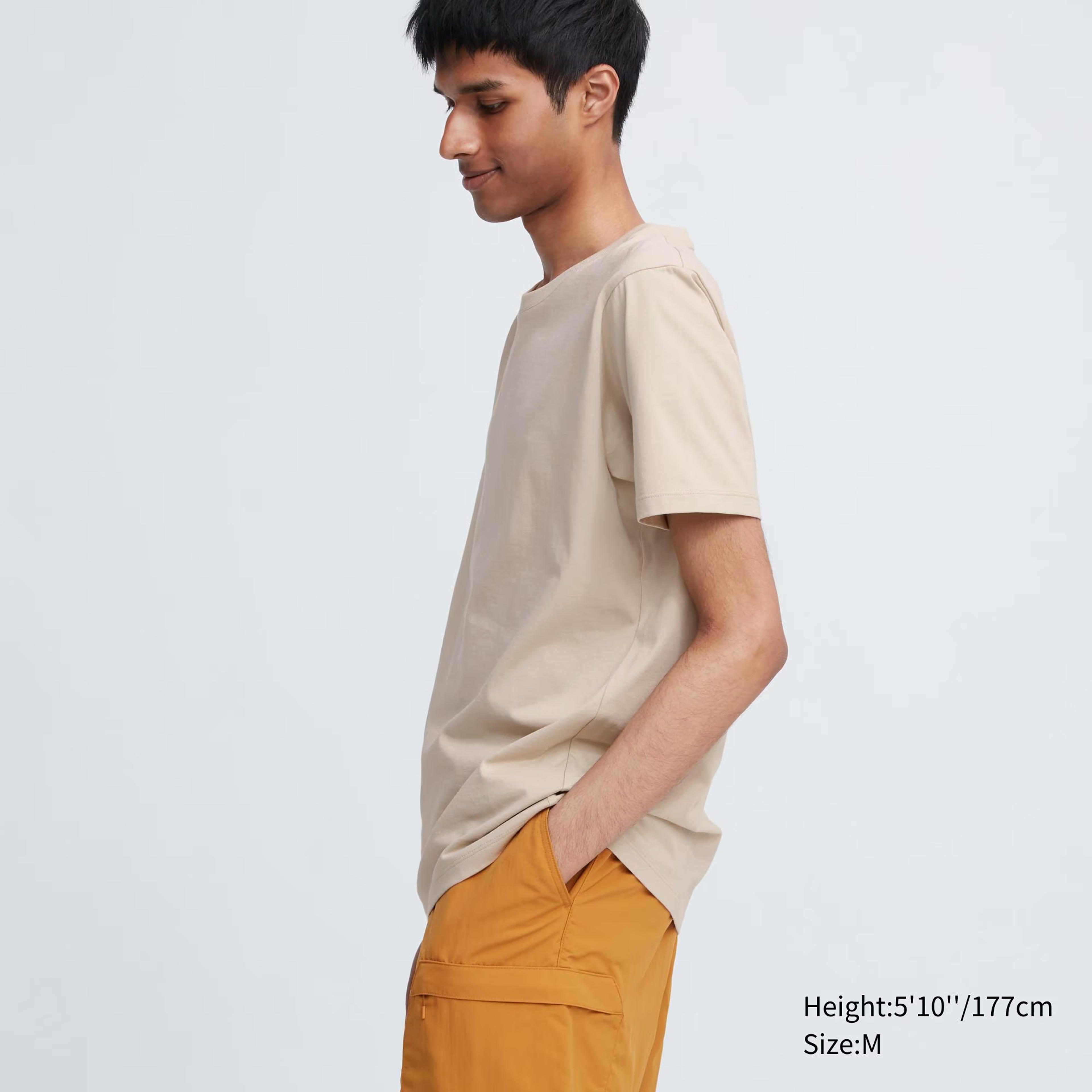 Supima® Cotton Crew Neck Short-Sleeve T-Shirt | UNIQLO US