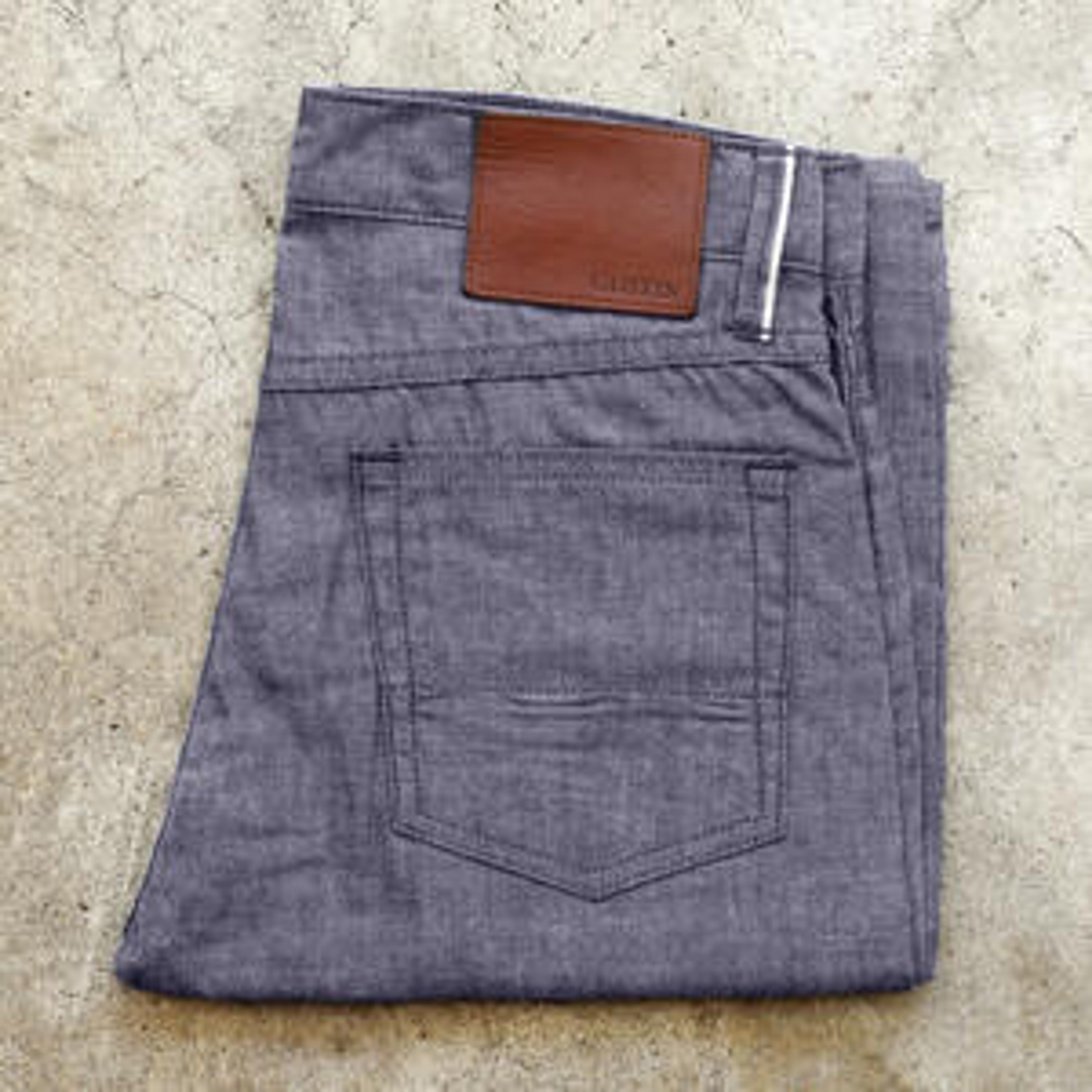 #544 Japan Selvedge Chambray - Purple | Gustin | Jeans