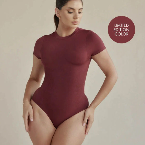 Wearpinsy  Butter Sculpt™ Tee Seamless Shapewear Bodysuit