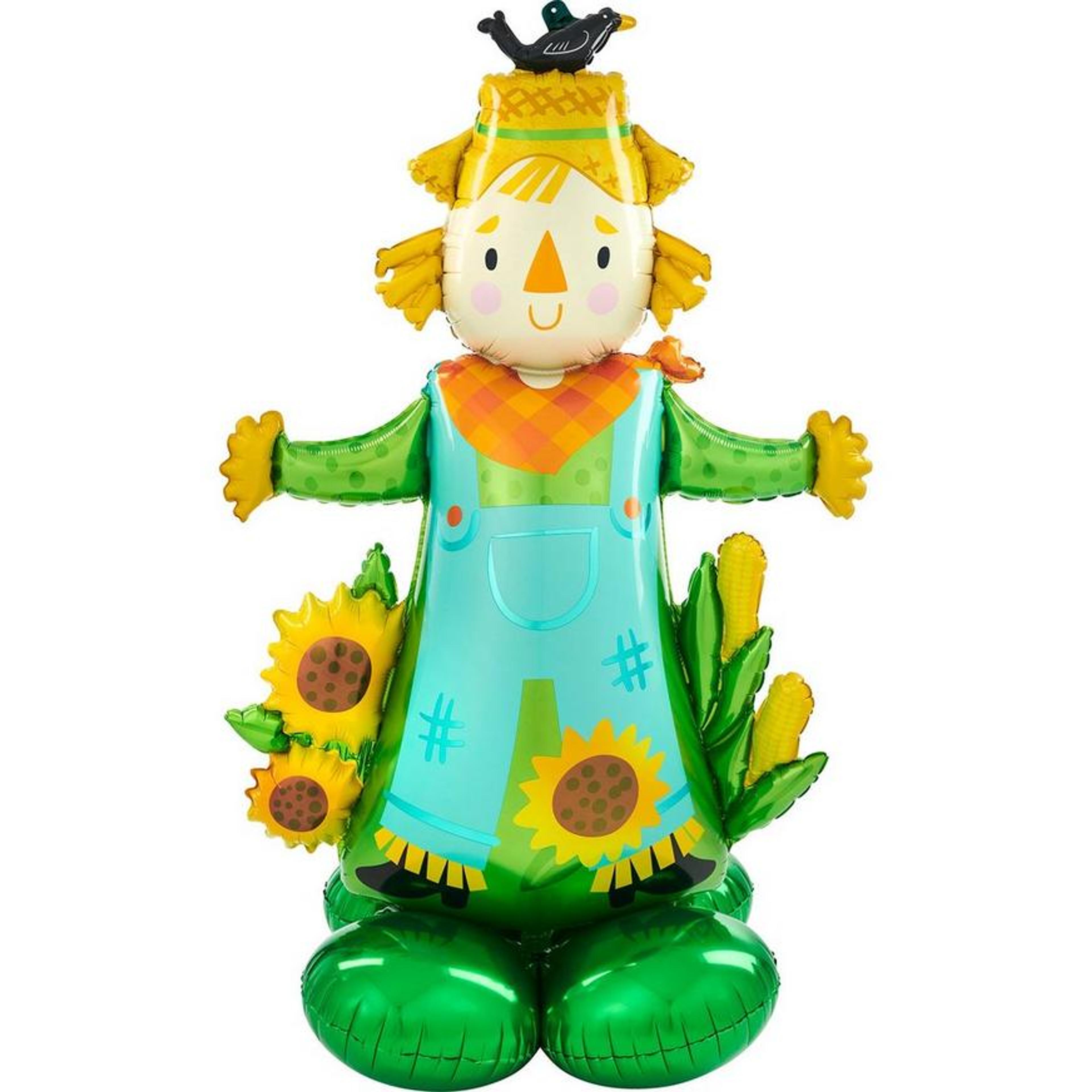 AirLoonz Country Scarecrow Foil Balloon, 56in | Party City