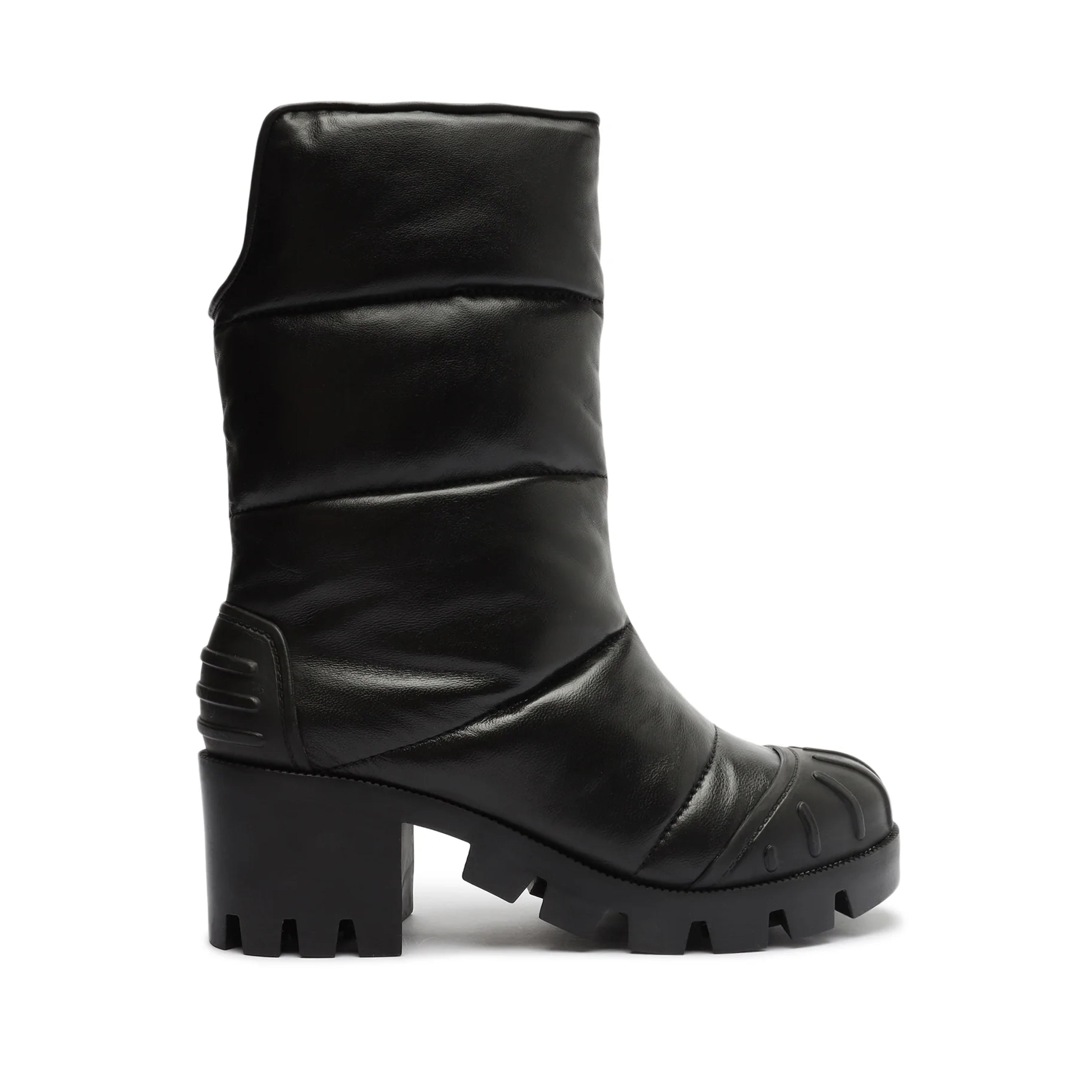 Eugenia Nappa Leather Boot - 8.5 / Black / Nappa Leather