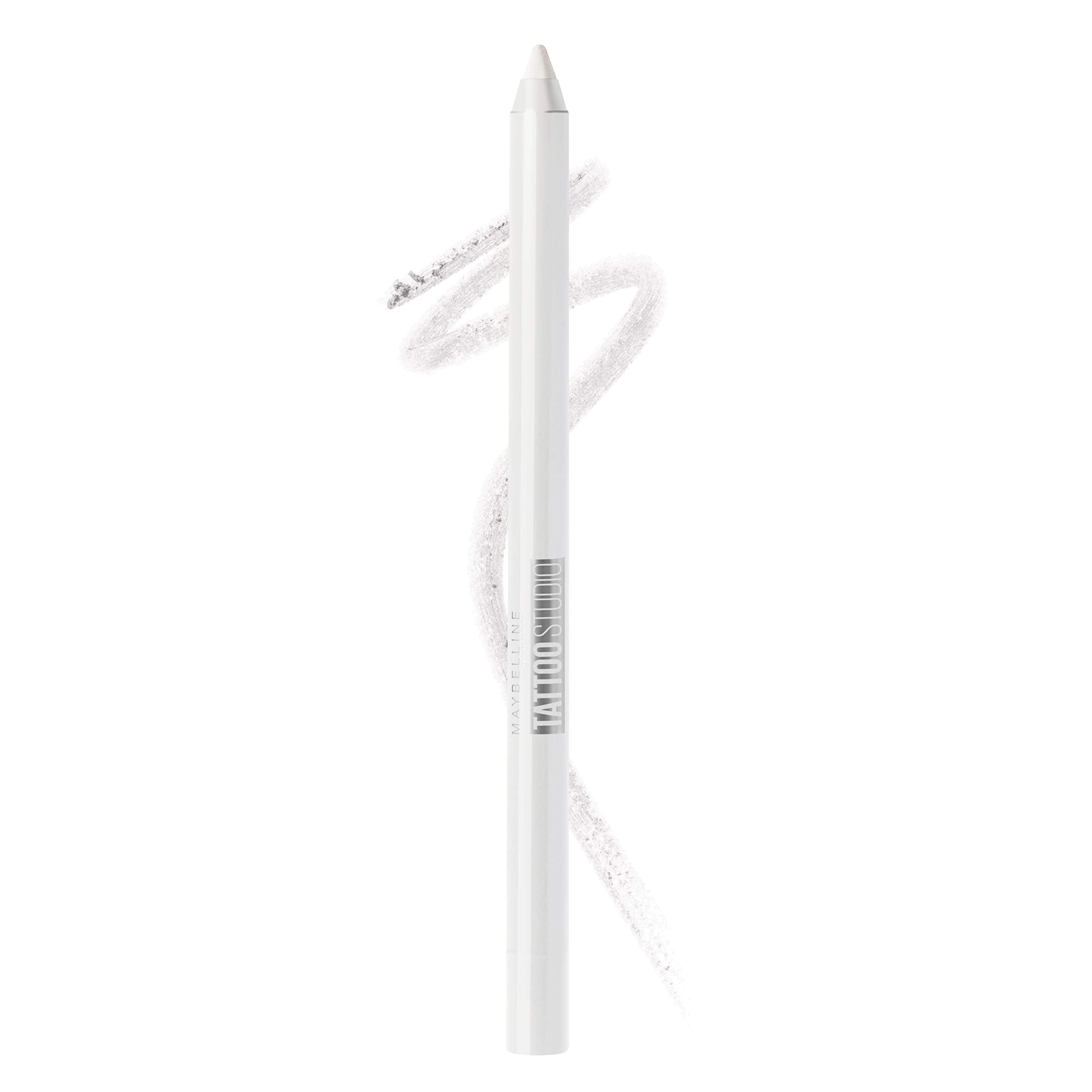 Maybelline New York TattooStudio Waterproof Eyeliner Pencil, Polished White, 0.04 oz.