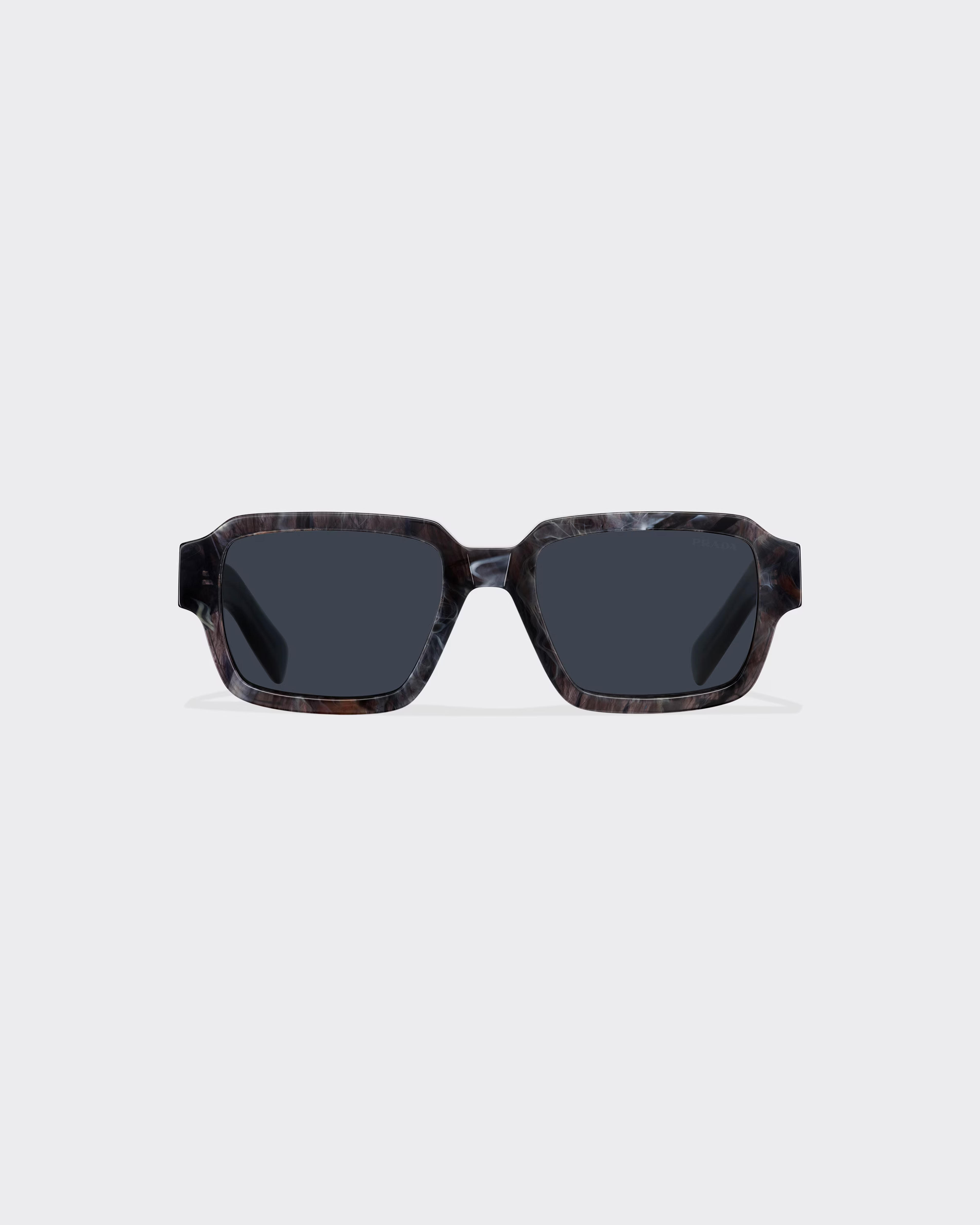 Graphite Crystal Lenses Sunglasses With Prada Logo | PRADA