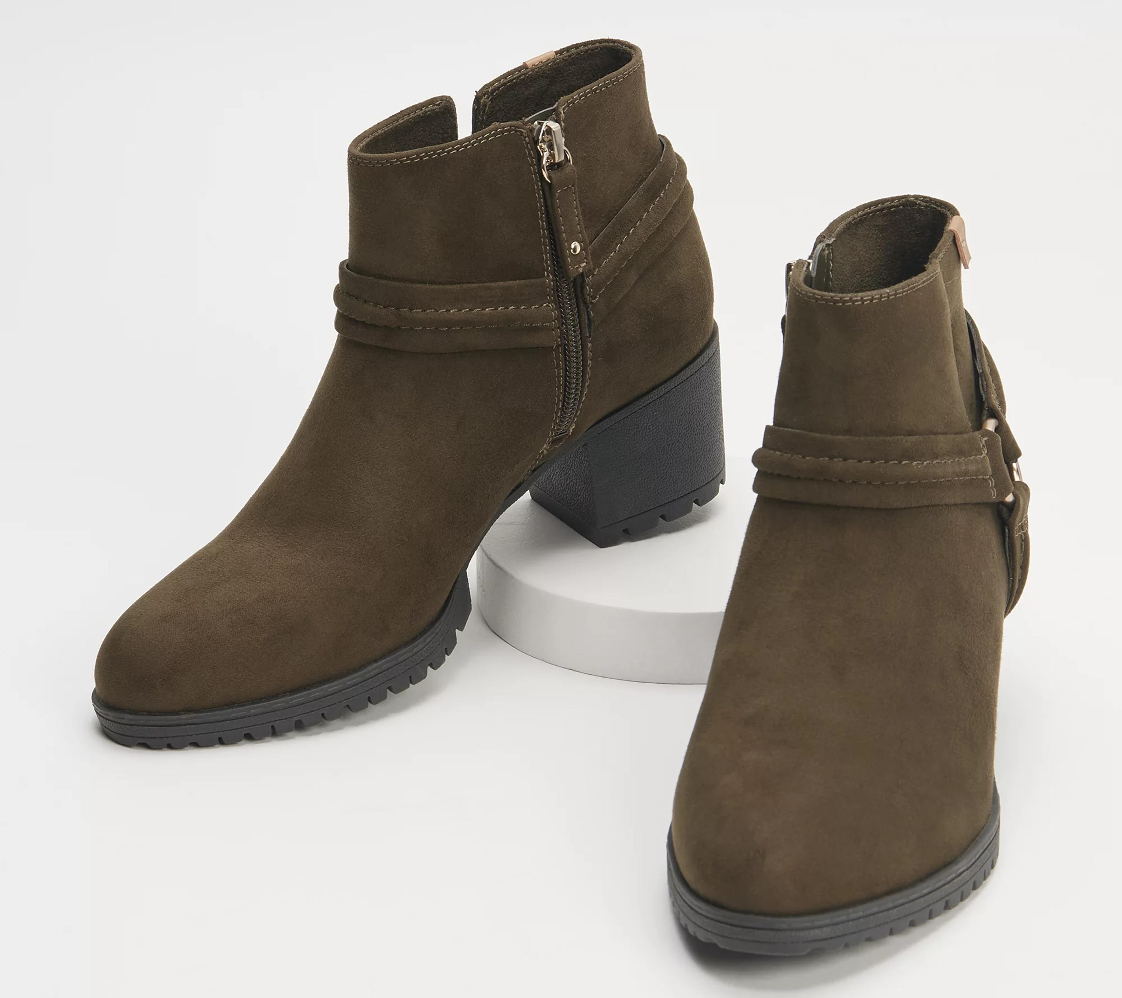 Dr Scholl's Lug Booties - Laney - QVC.com