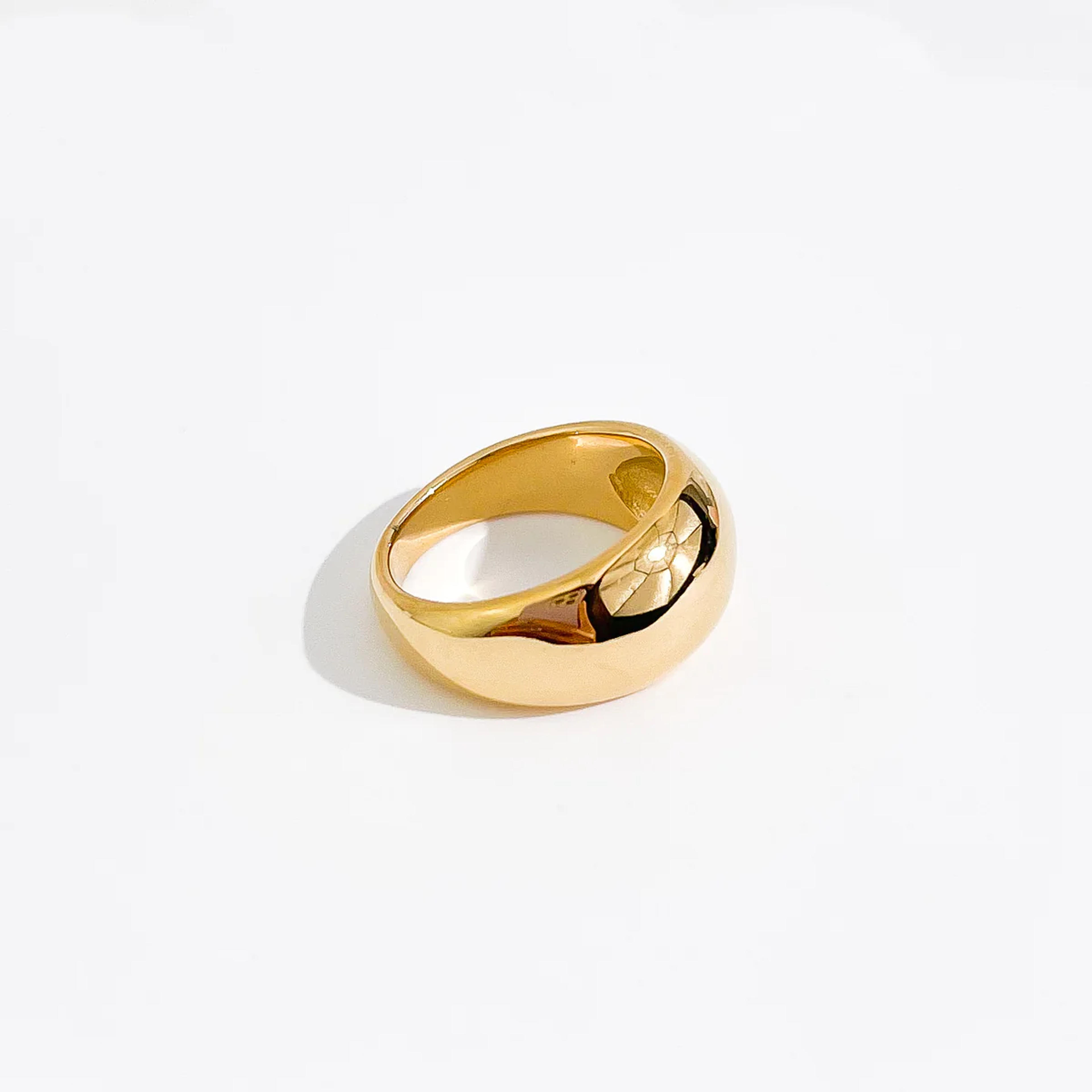 Dome Gold Ring