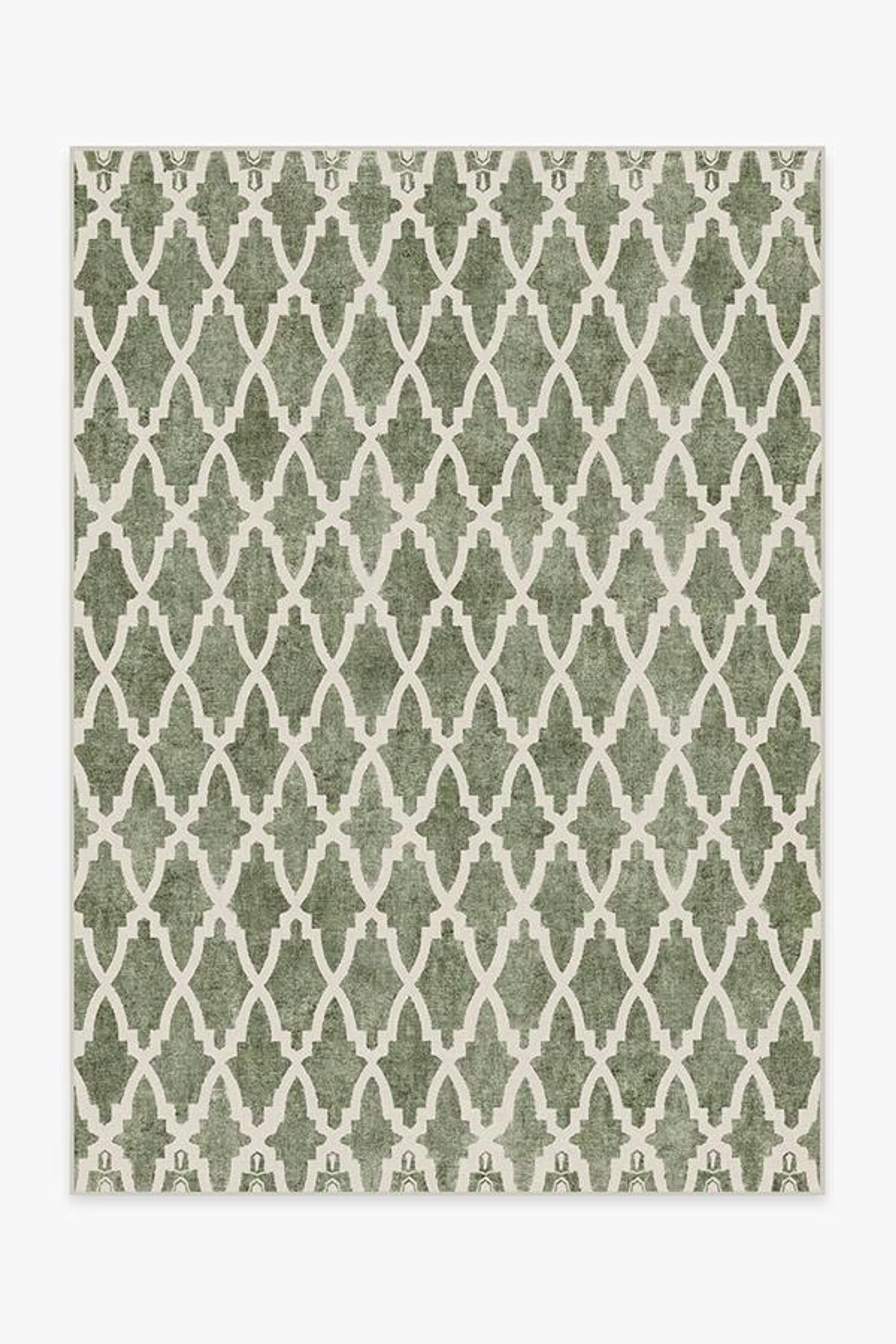 Soraya Trellis Sage Premium Rug