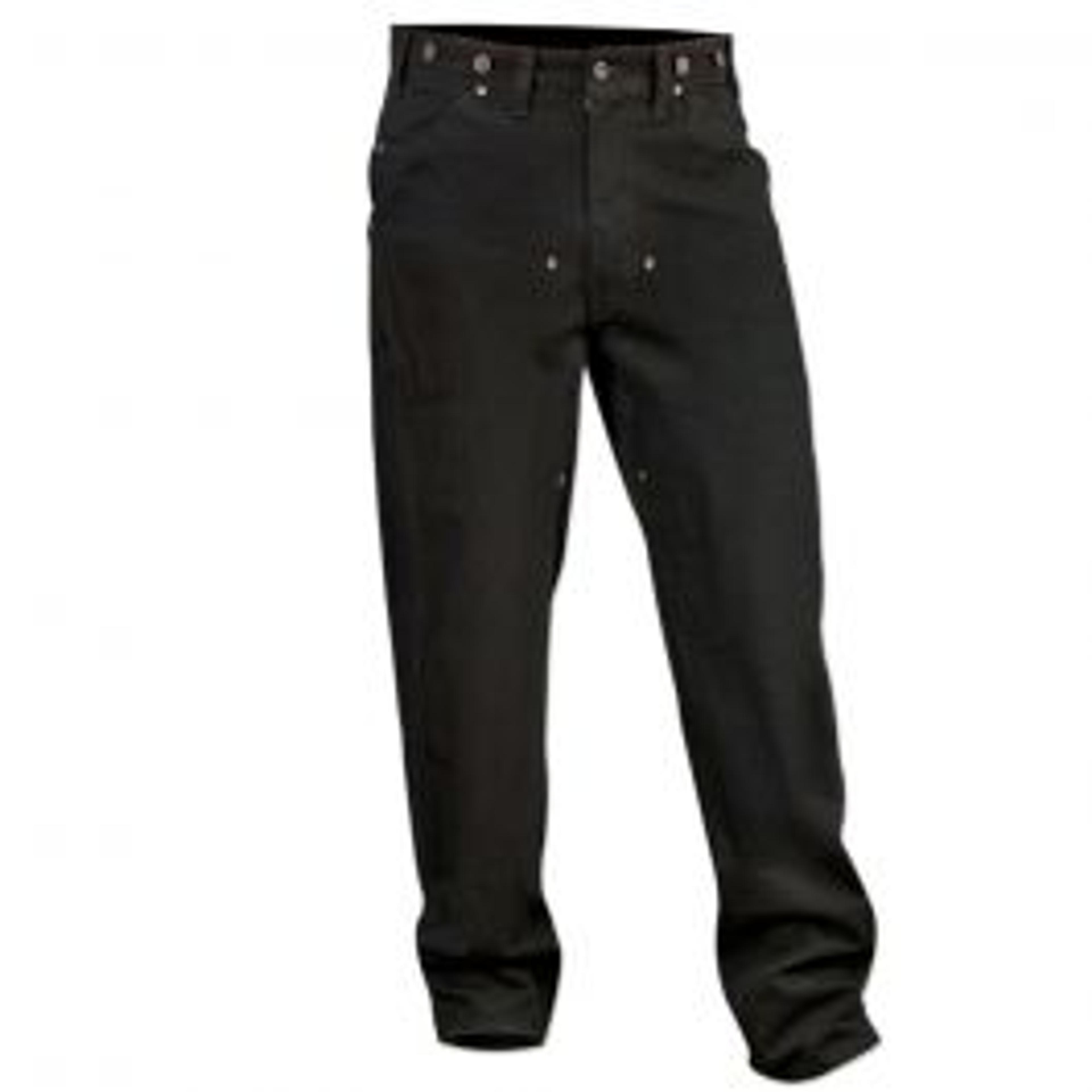 Wild Ass Double Front Black Denim Work Pants