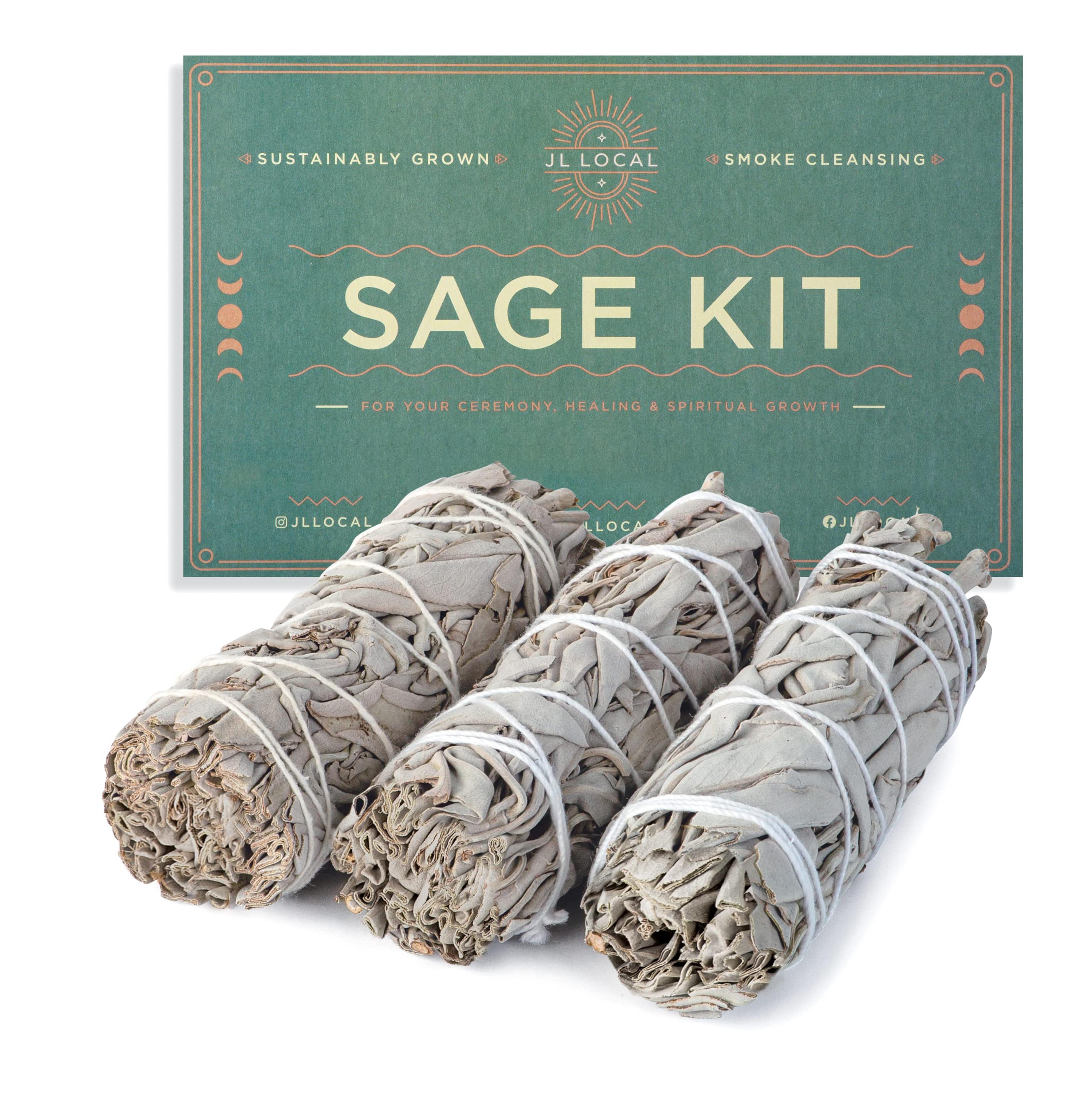 Amazon.com: Handcrafted 4 Inch White Sage Sticks - Fresh, Natural California Sage Smudge Sticks with Instructions & Blessings - Wand Sage for Cleansing House Negative Energy & Other Smudging Rituals : Home & Kitchen