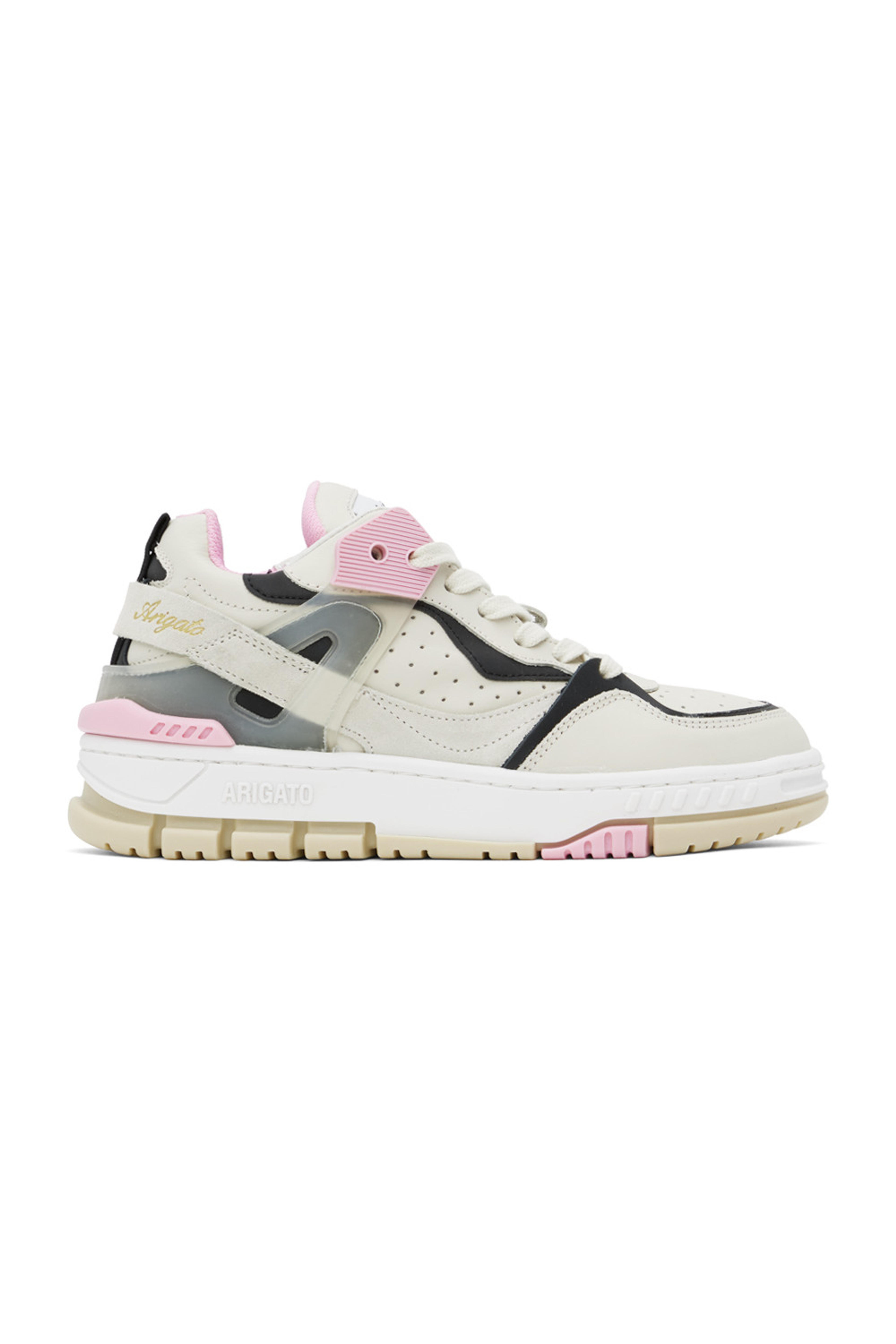 Axel Arigato: Beige & Pink Astro Sneakers | SSENSE