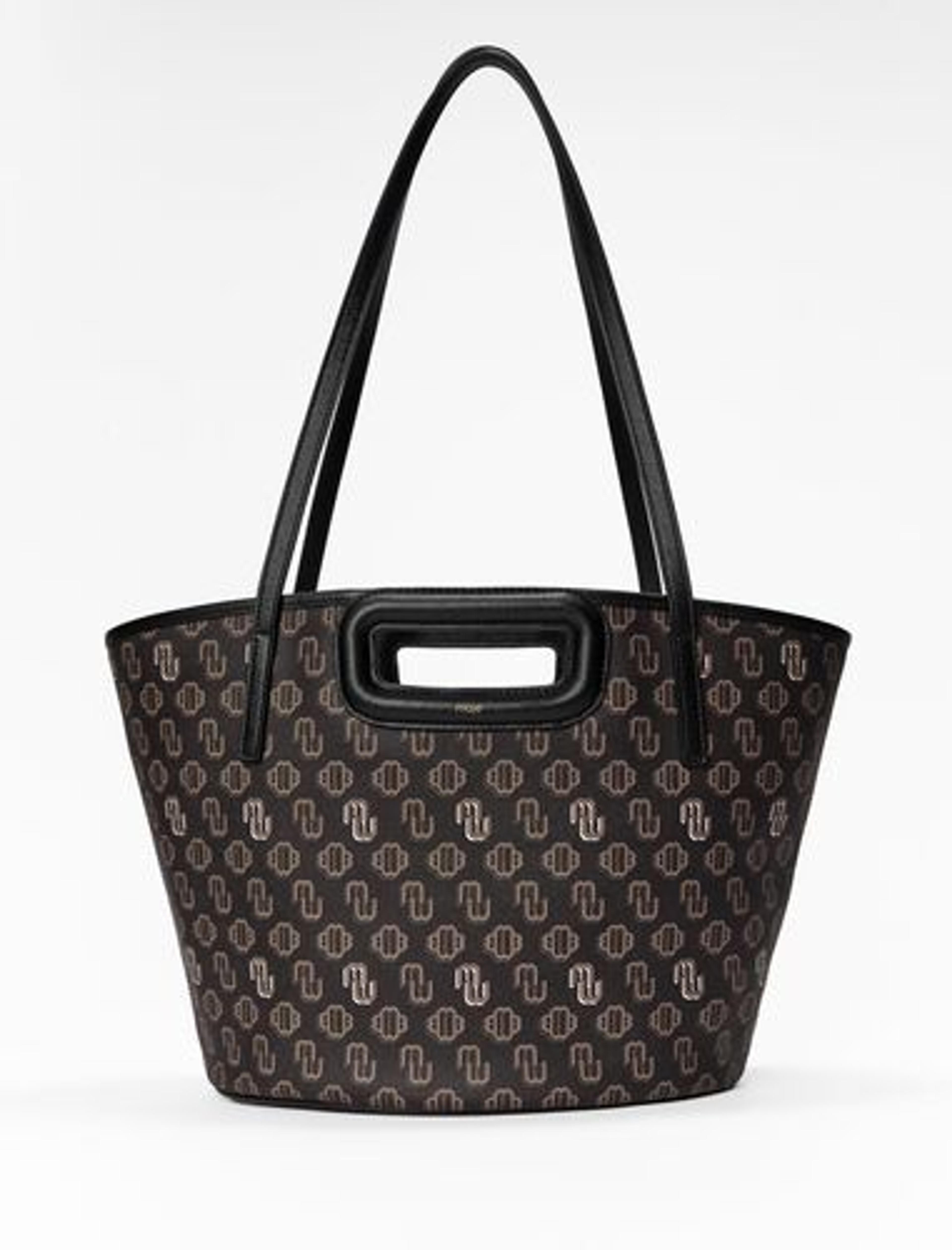 121MBASKETPRINT Clover canvas M tote