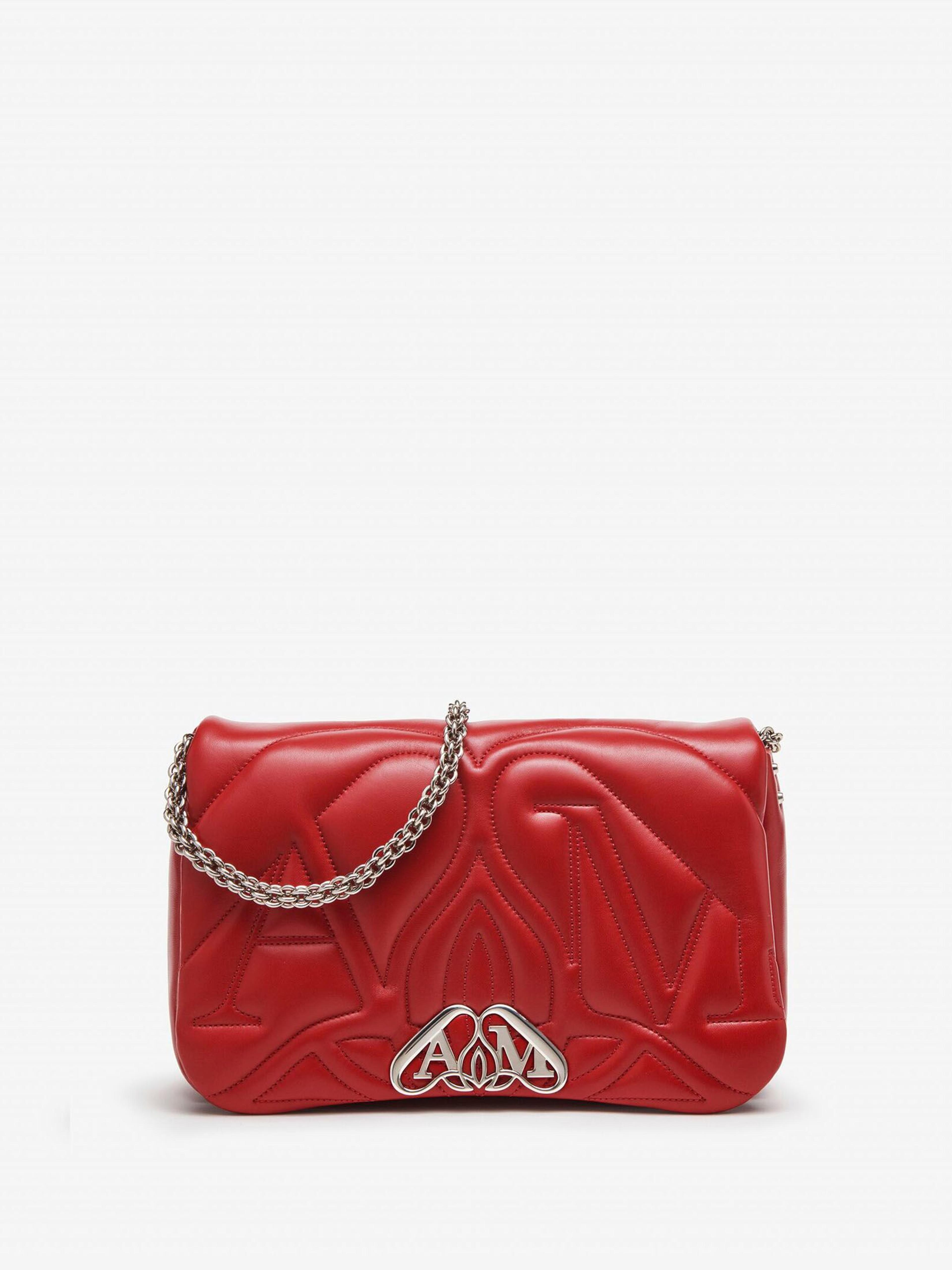 The Seal Bag in Blood Red | Alexander McQueen US