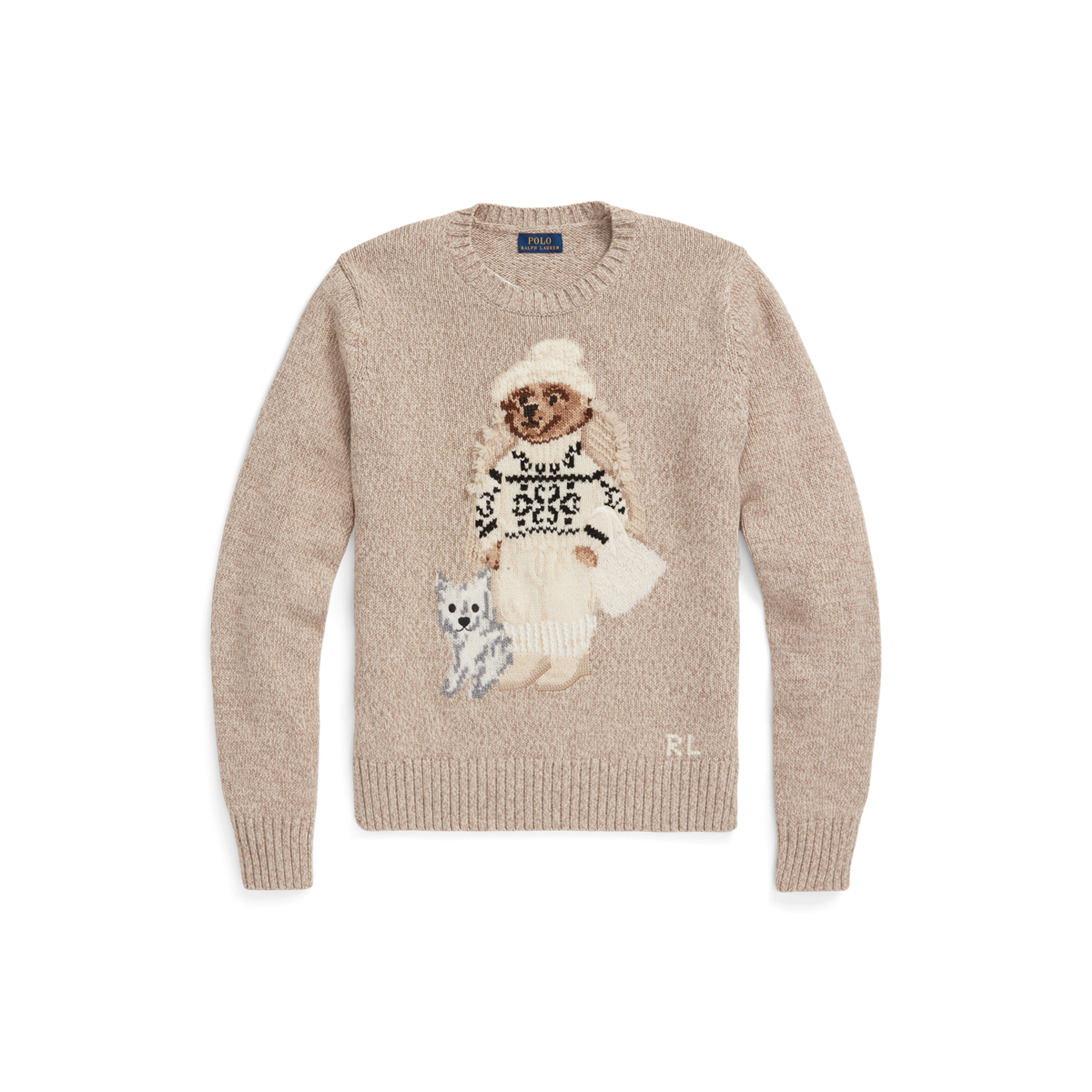 Polo Bear Cotton-Blend Sweater