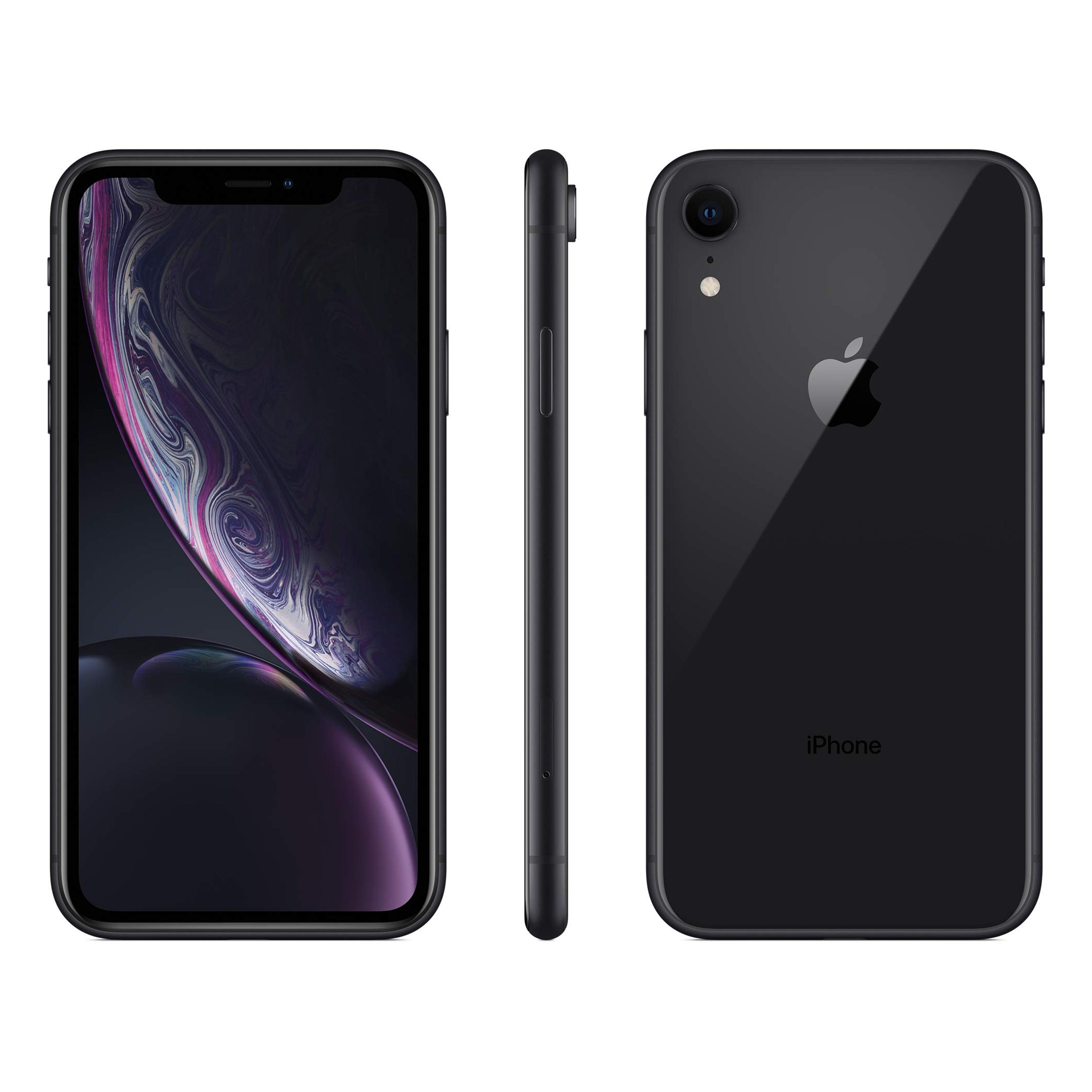 Apple iPhone XR, US Version, 128GB, Black - Unlocked (Renewed)