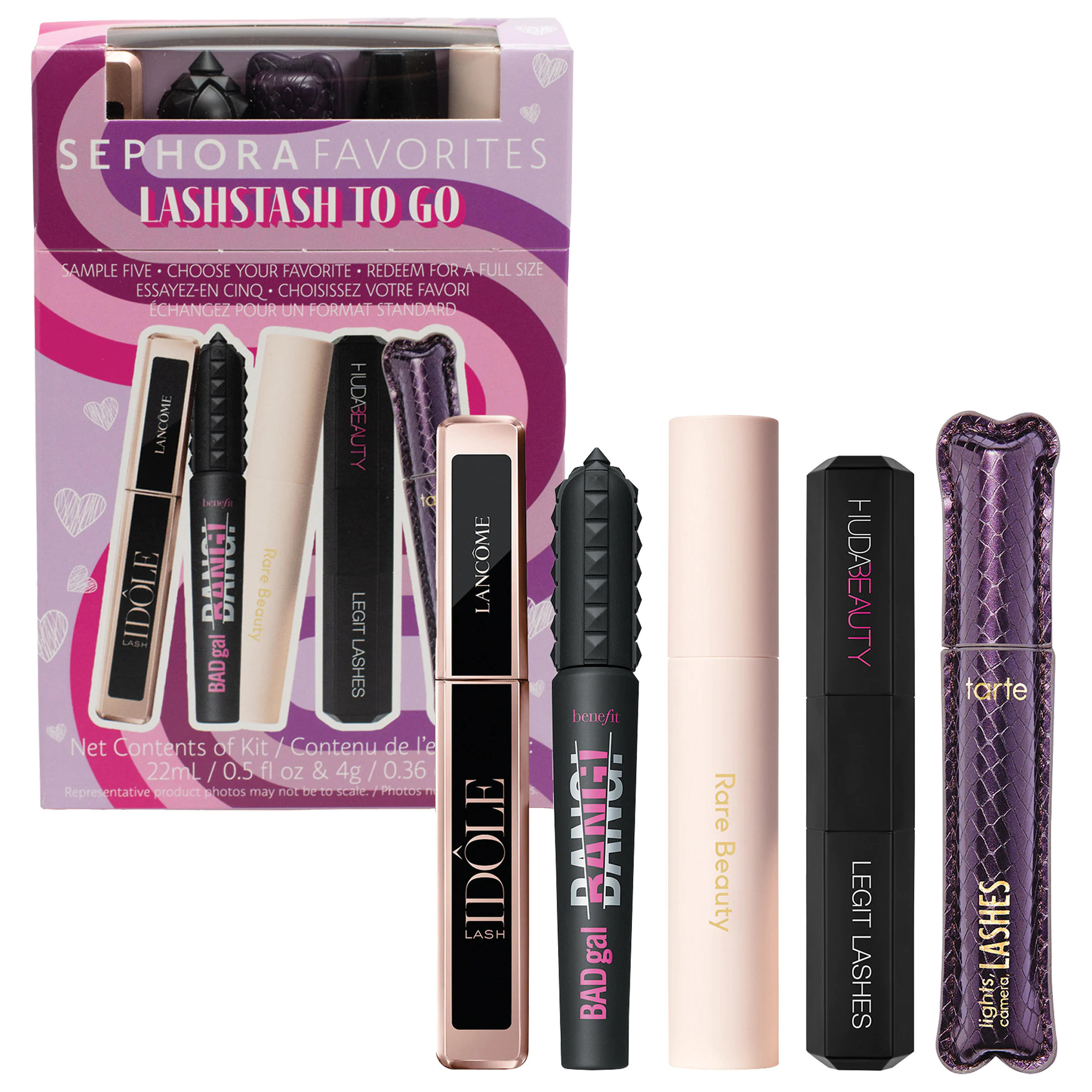 Mini Mascara Lashstash to Go Set with Redeemable Voucher