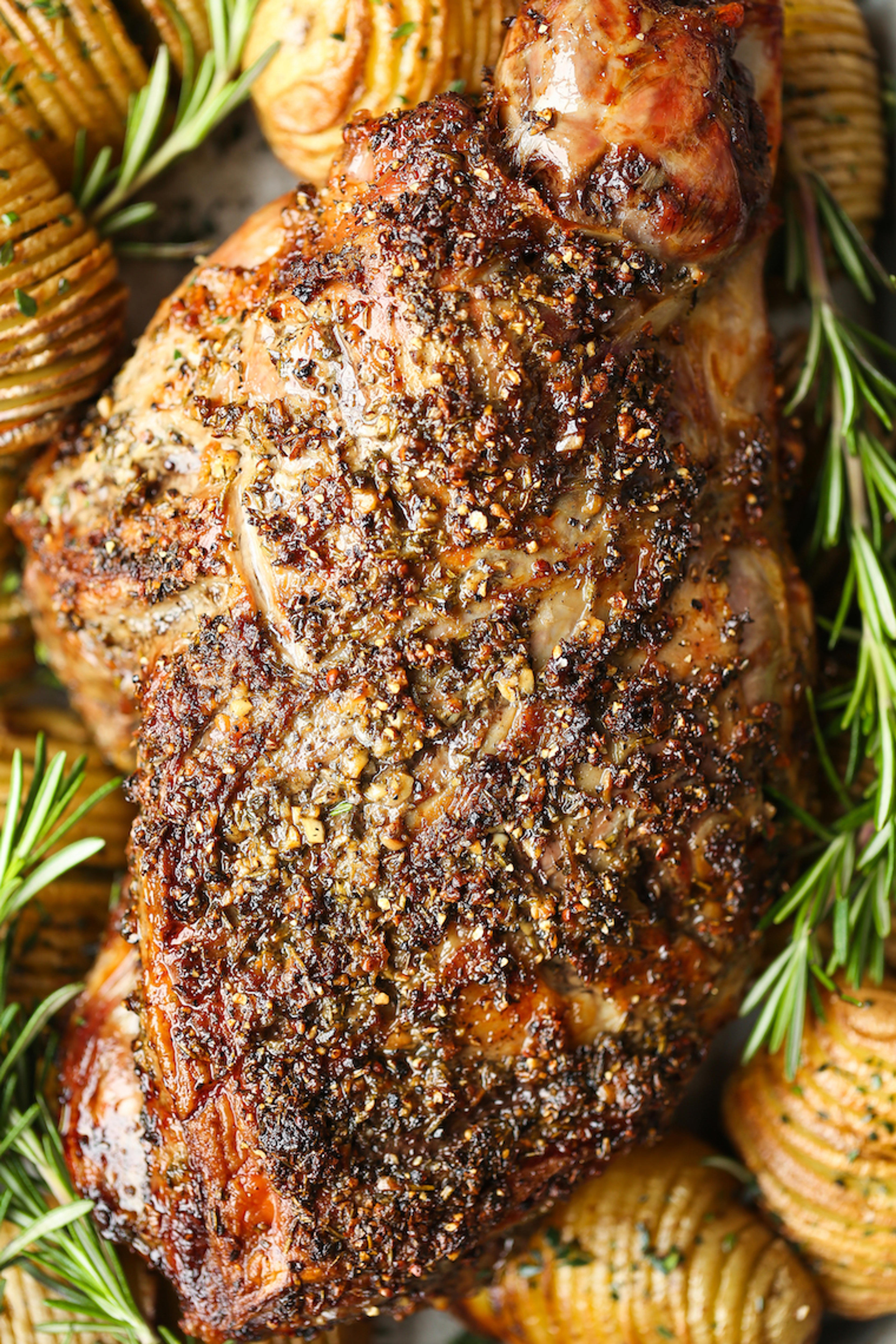 Roasted Leg of Lamb - Damn Delicious