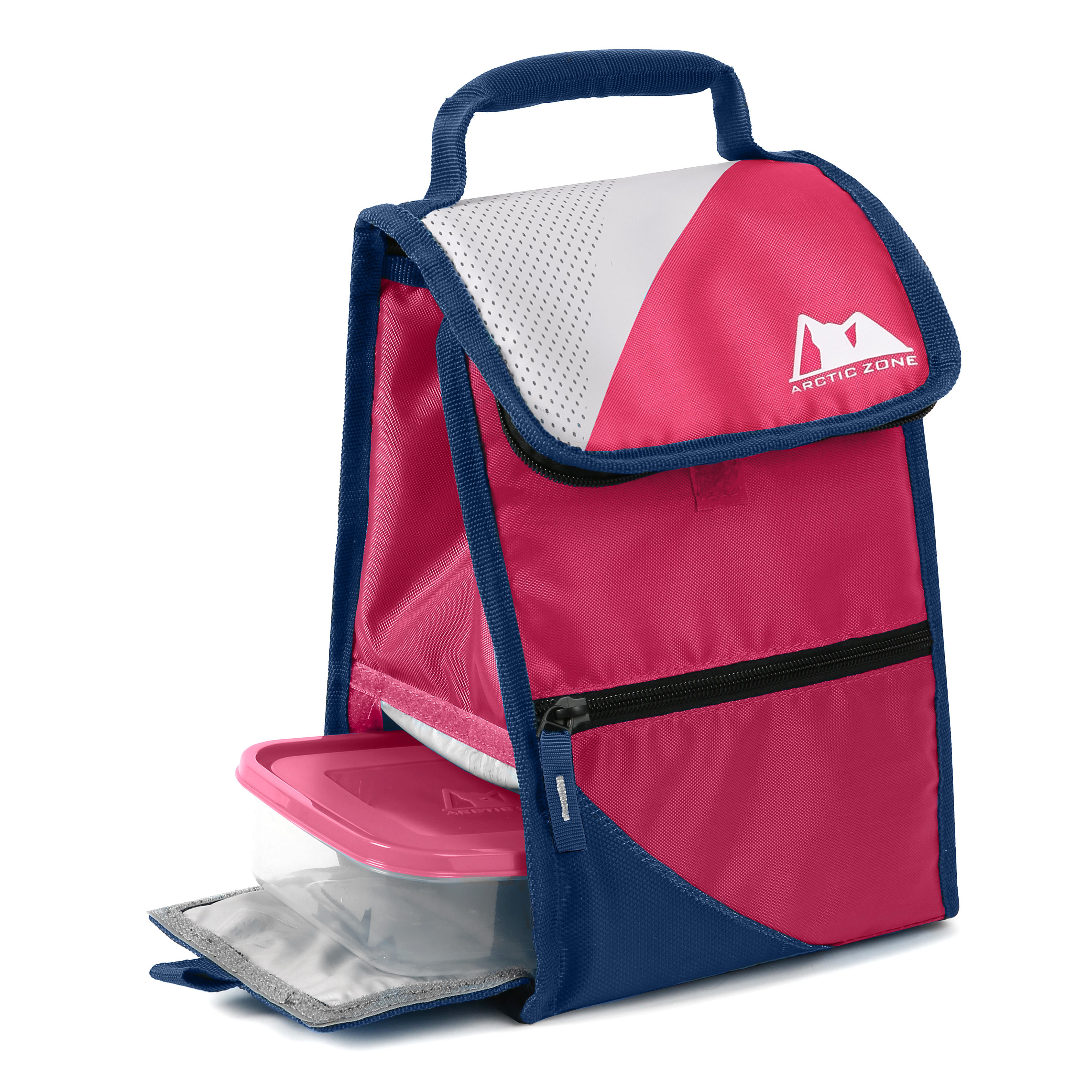 Arctic Zone Hi-Top Pink Power Pack Lunch Bag - Walmart.com