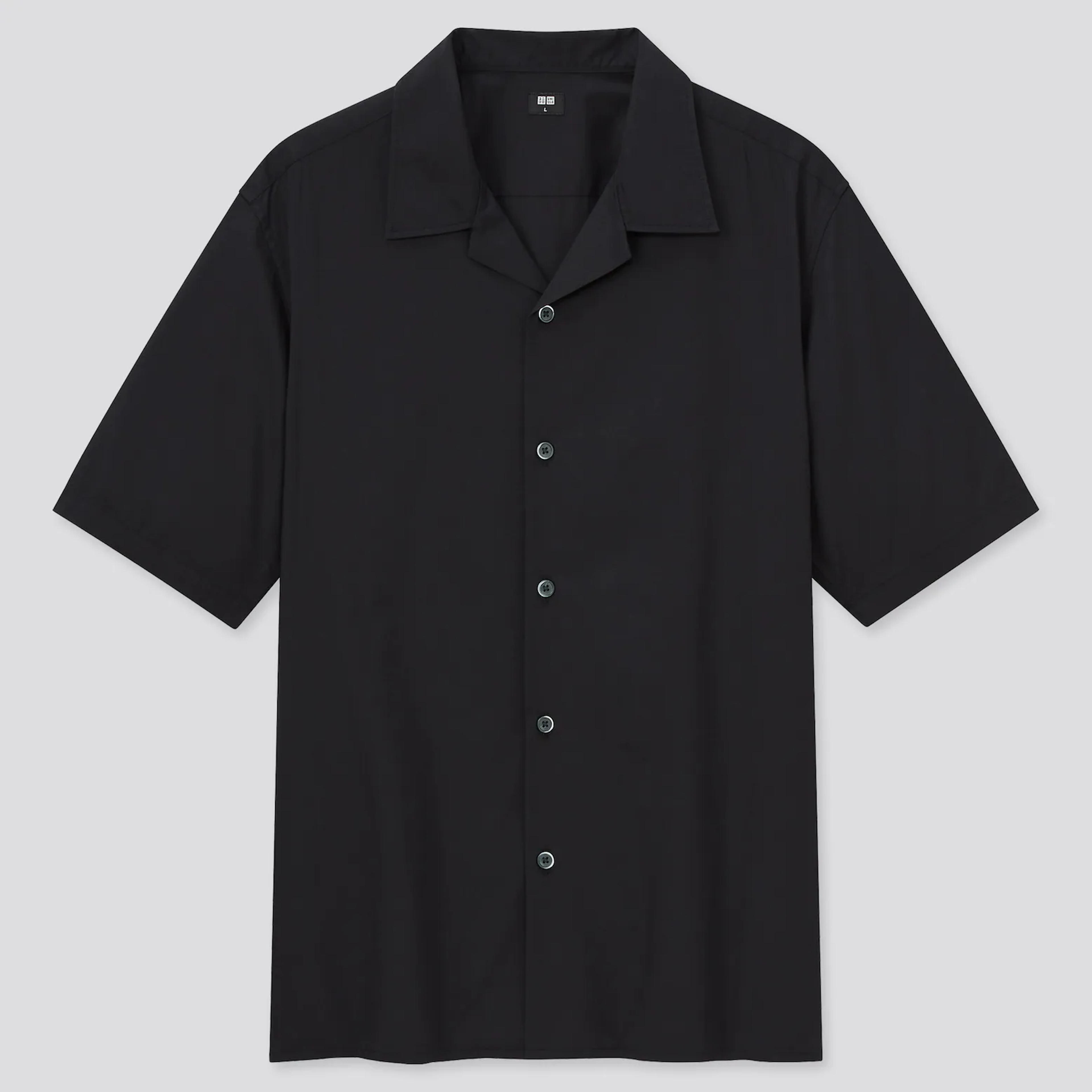 MEN'S OPEN COLLAR SHORT SLEEVE SHIRT | UNIQLO SG