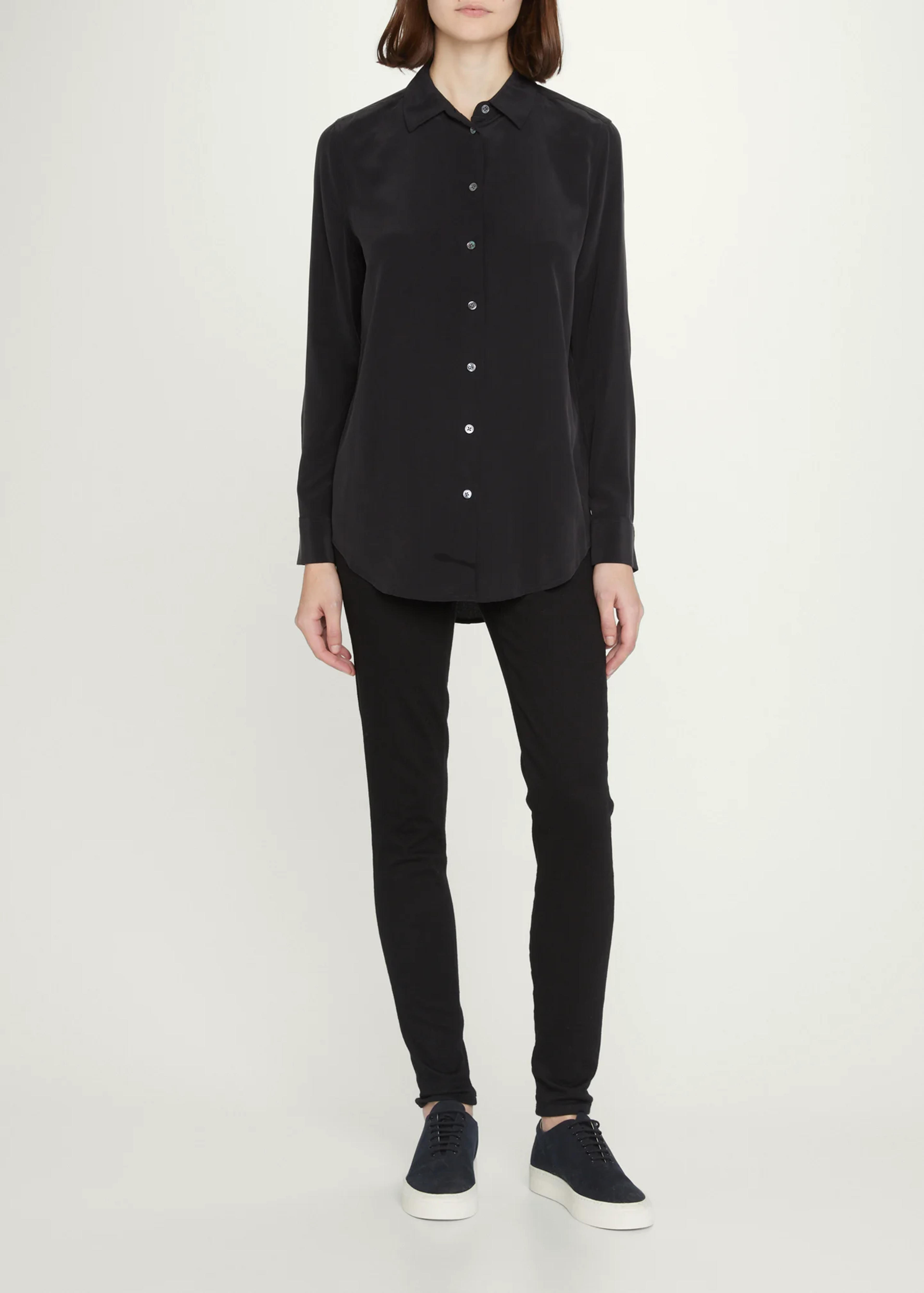 Equipment Essential Long-Sleeve Silk Shirt - Bergdorf Goodman