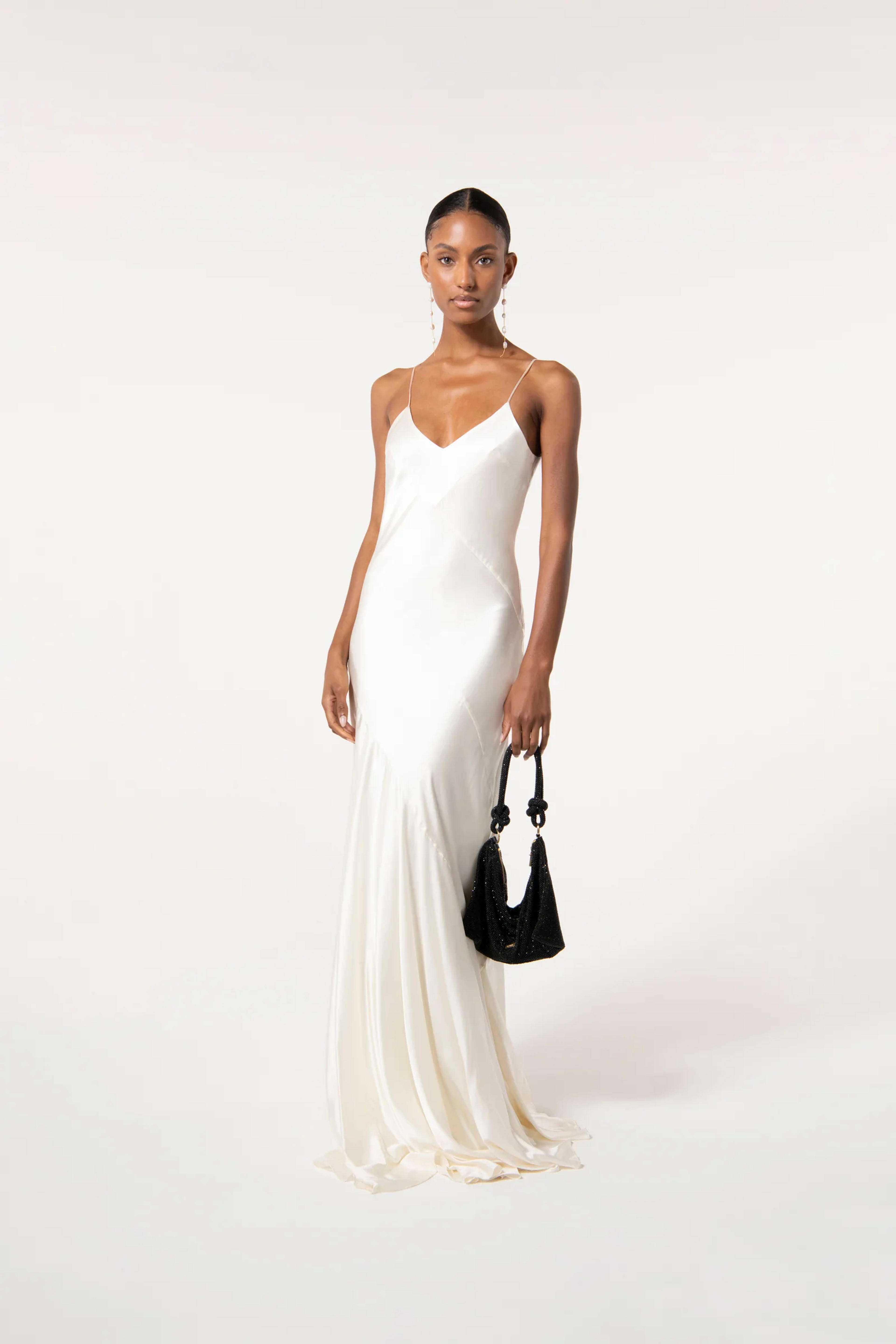 CRISSY GOWN - OFF WHITE - OFF WHITE / S