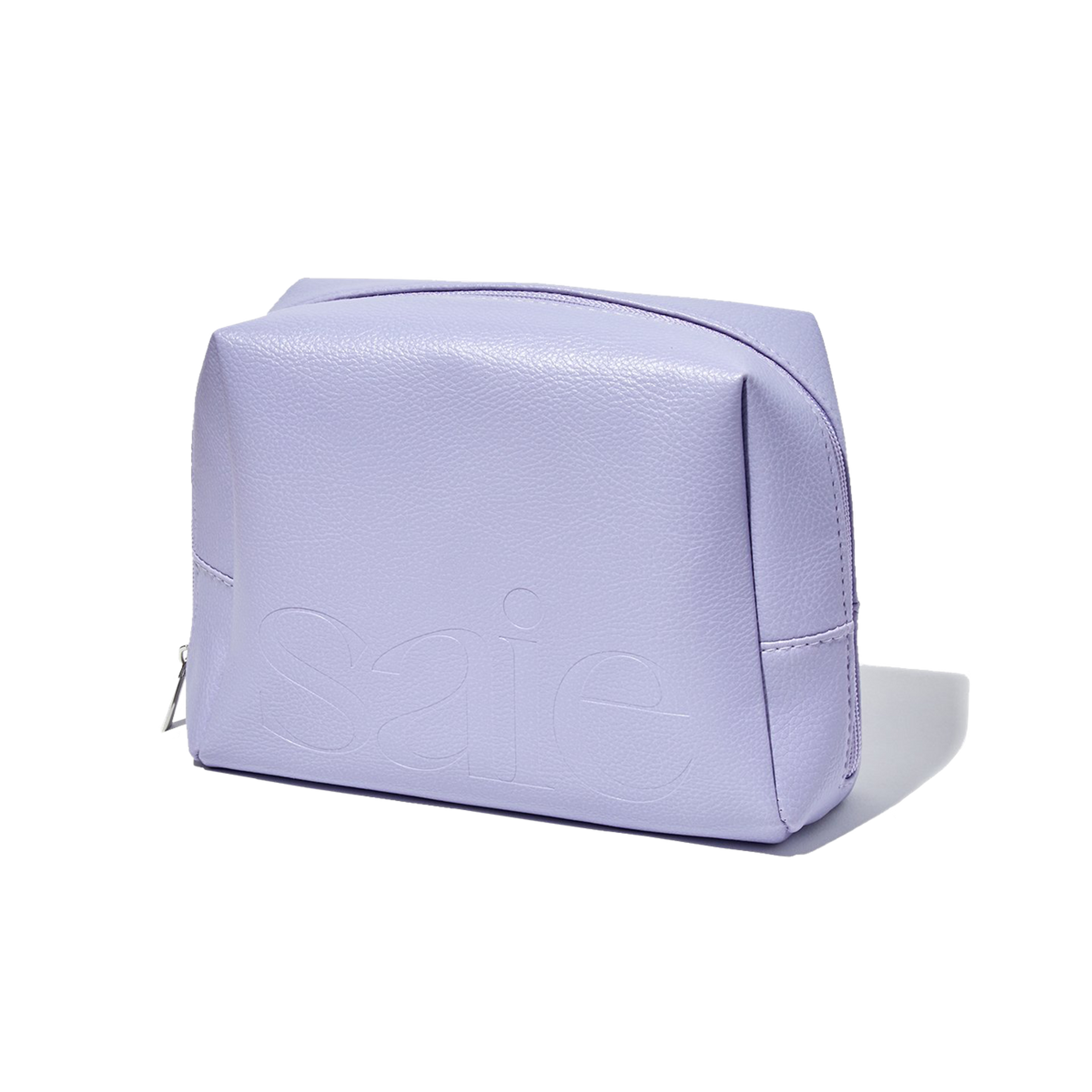 Lilac Oversized Makeup Bag – Saie