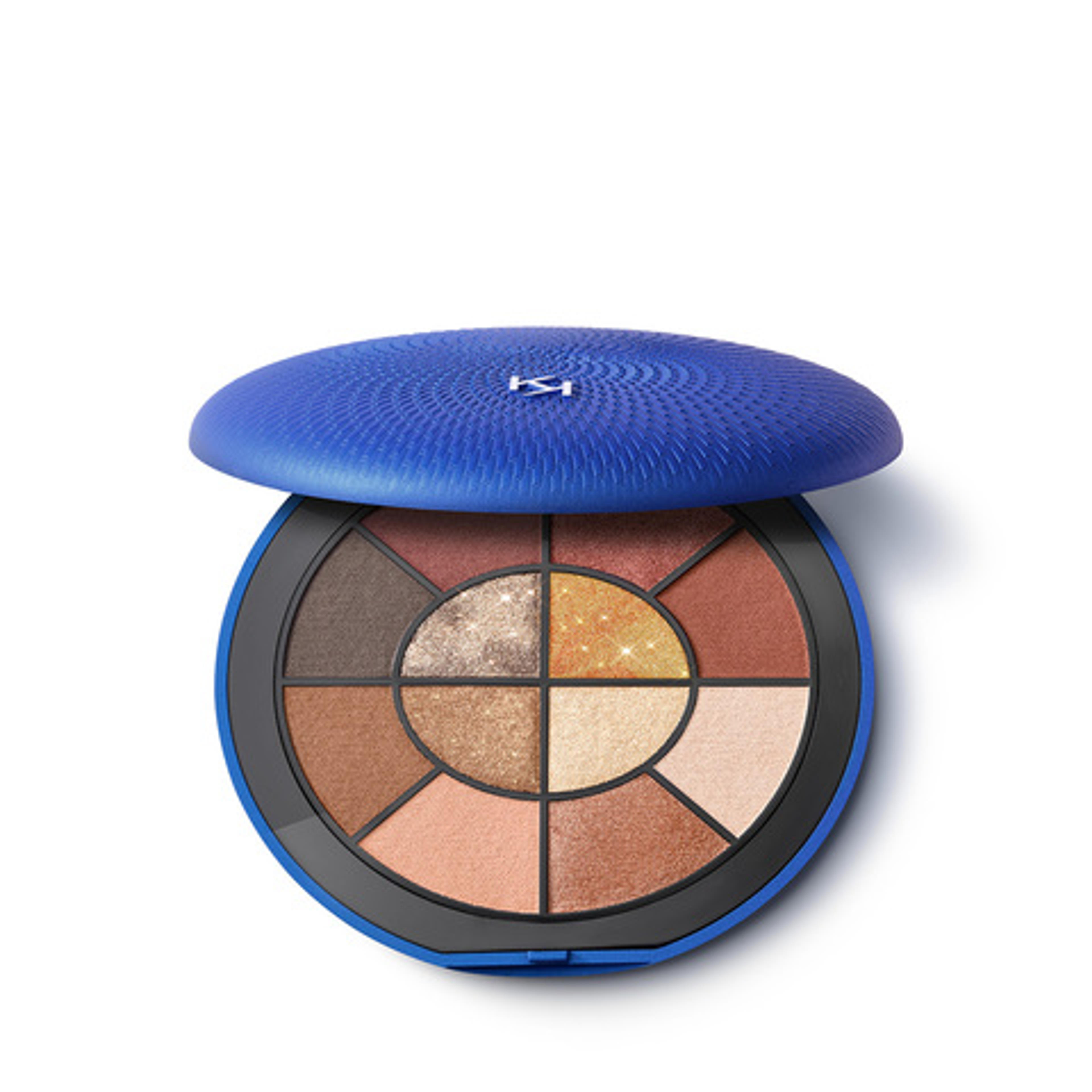 Eyeshadow palette with 12 multi-finish colours - Blue Me Maxi Eyeshadow Palette - KIKO MILANO