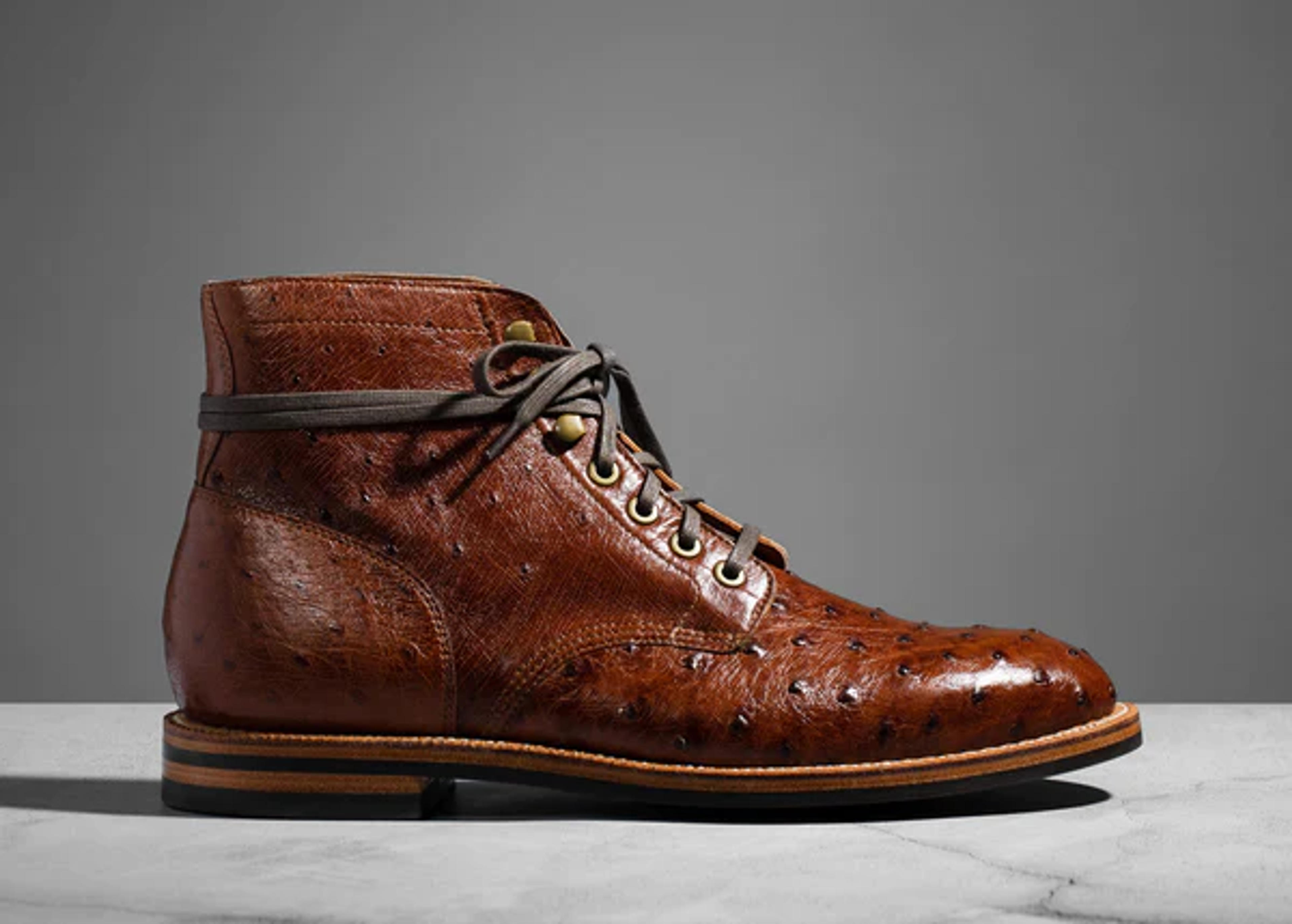 Diesel Boot Cognac Ostrich – Grant Stone