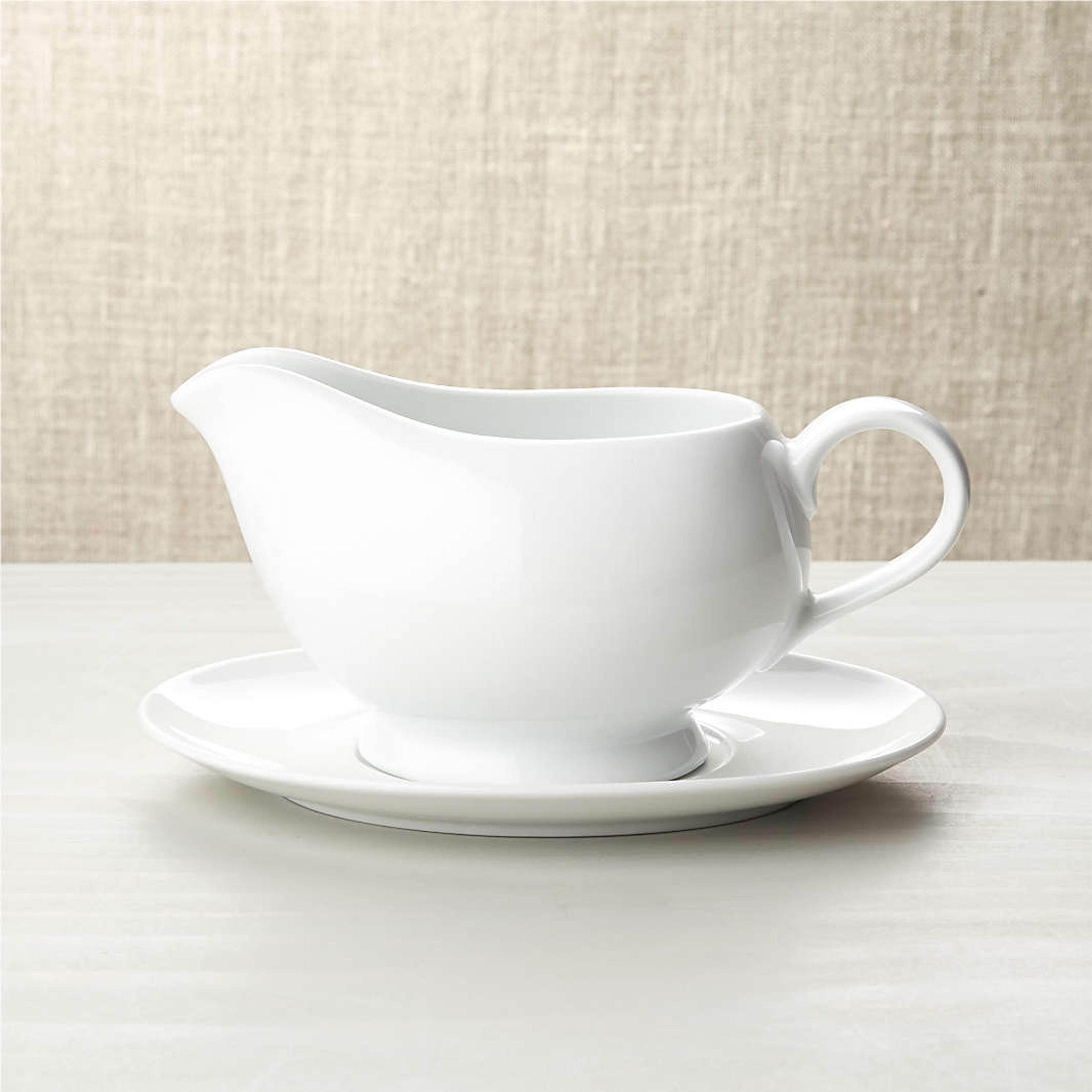 Gravy Boat with Saucer + Reviews | Crate & Barrel