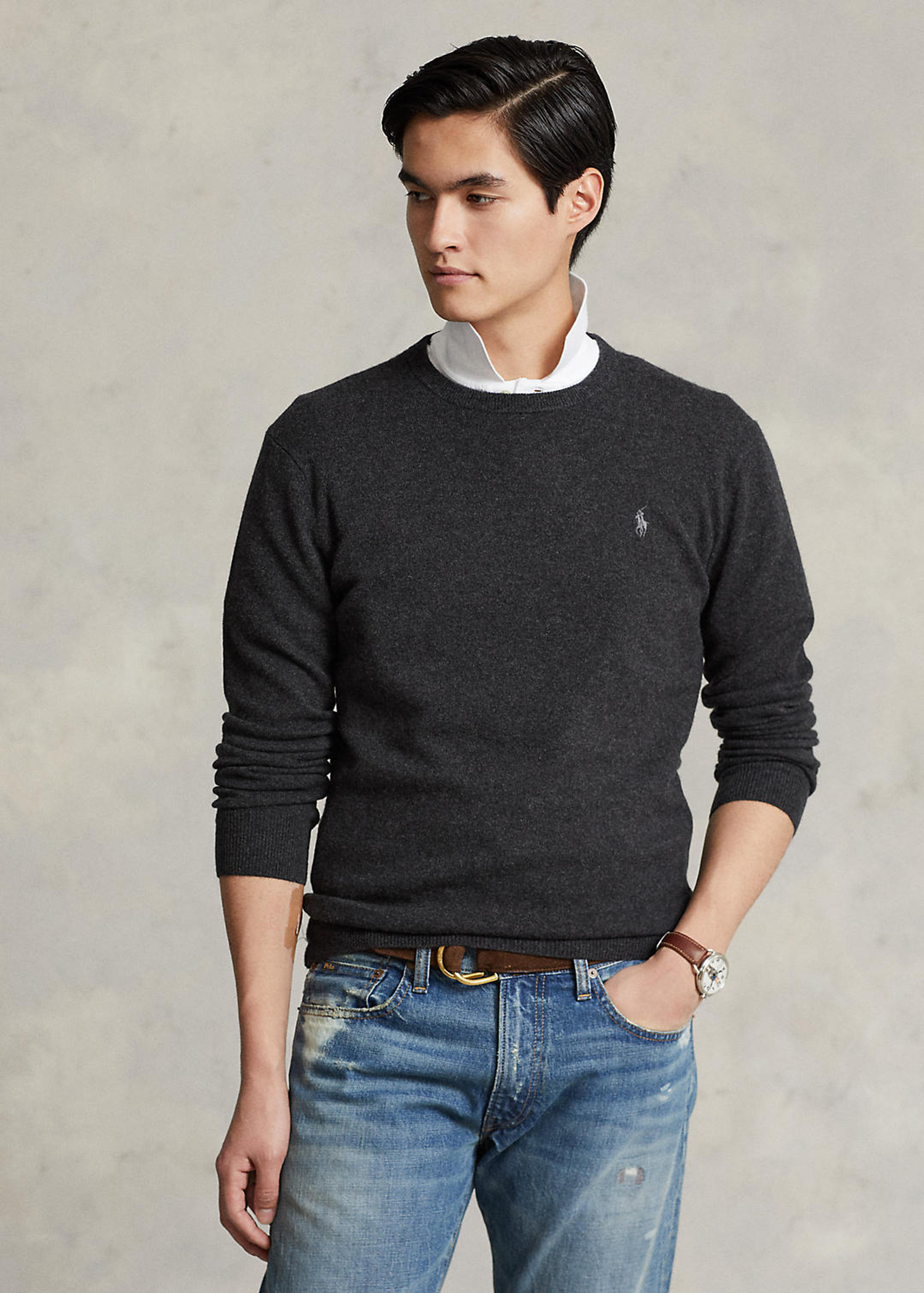 Washable Cashmere Crewneck Sweater