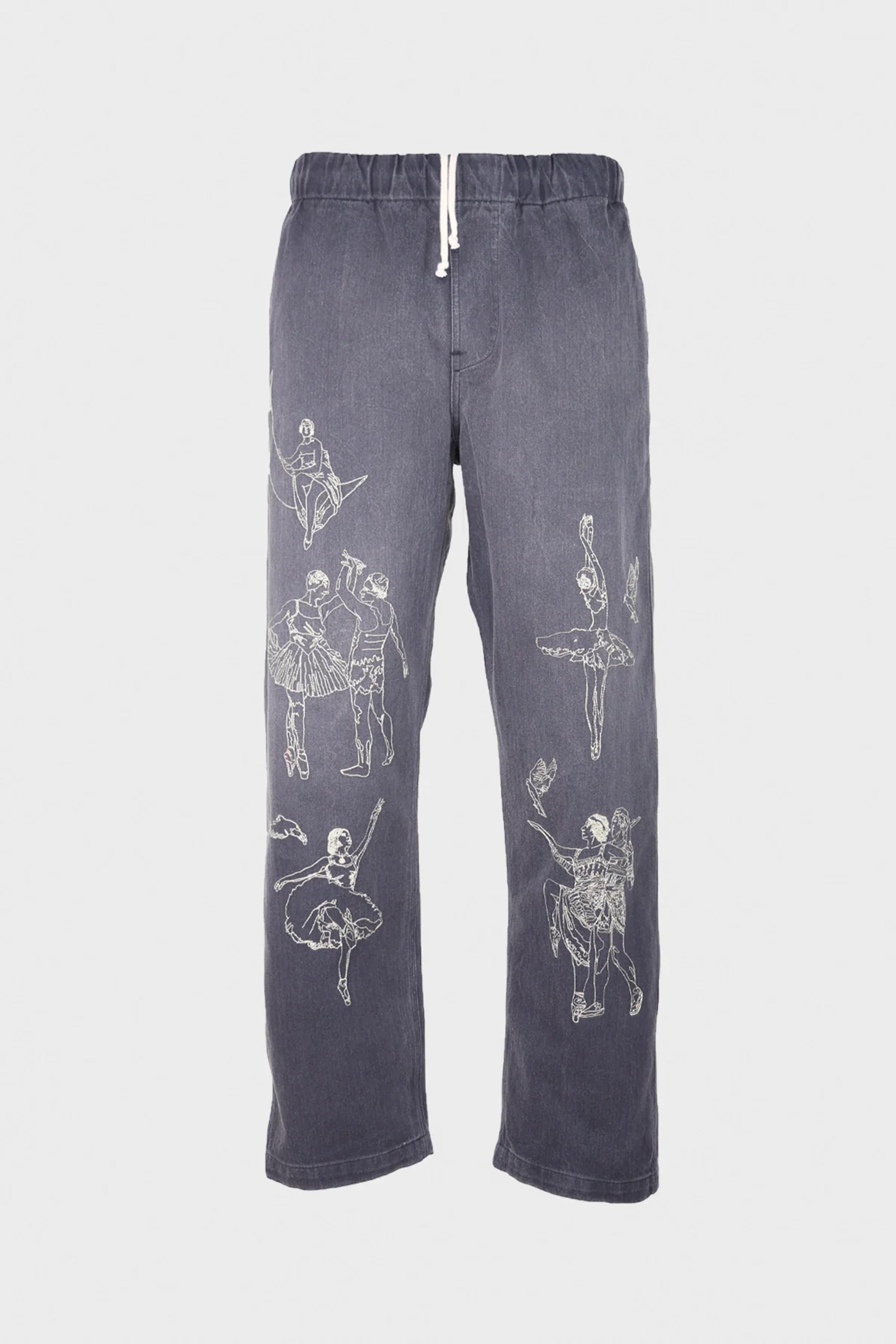 Samuel Zelig Ballet Pant | Chore Blue | Canoe Club