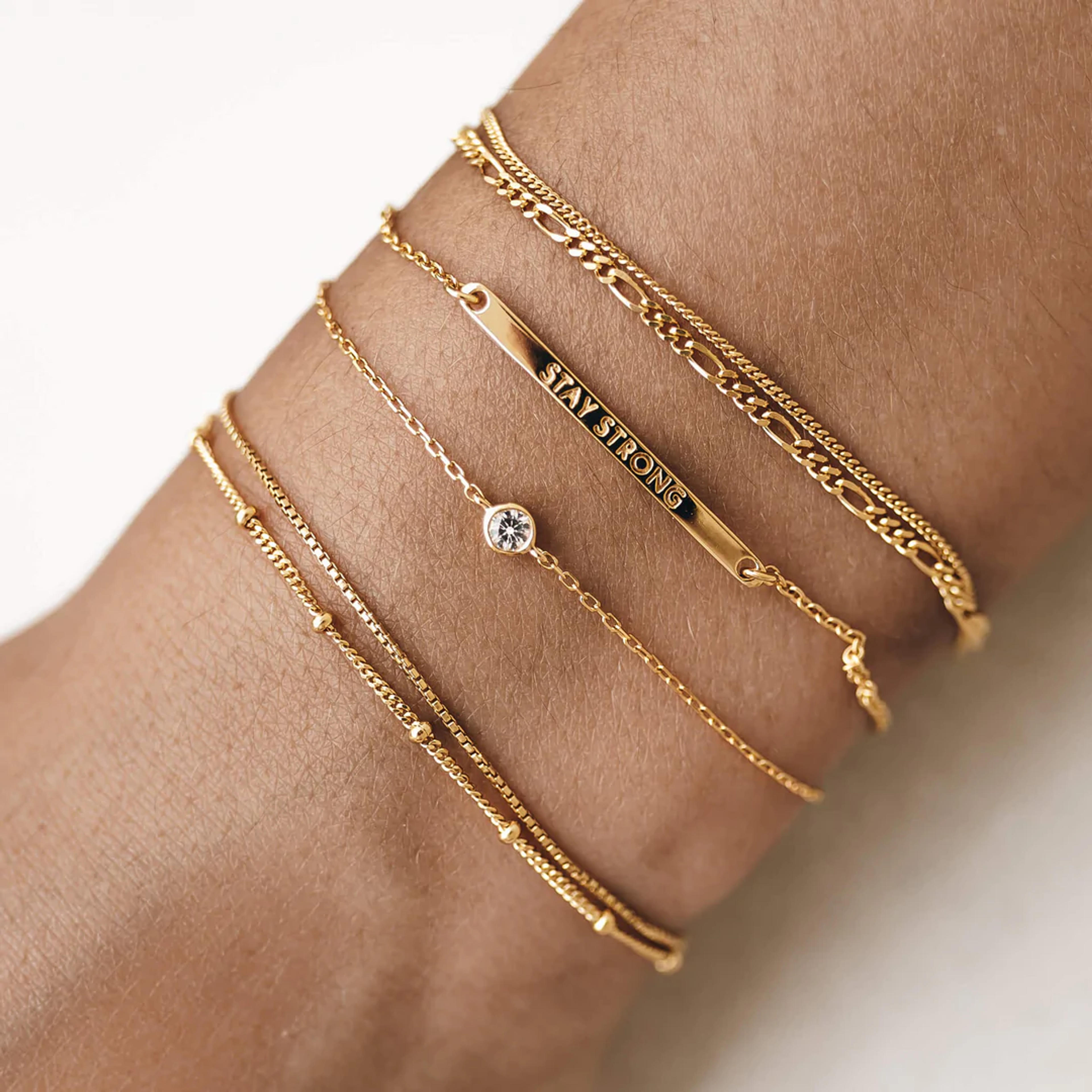 Double Chain Bracelet - Kjersti | Linjer Jewelry