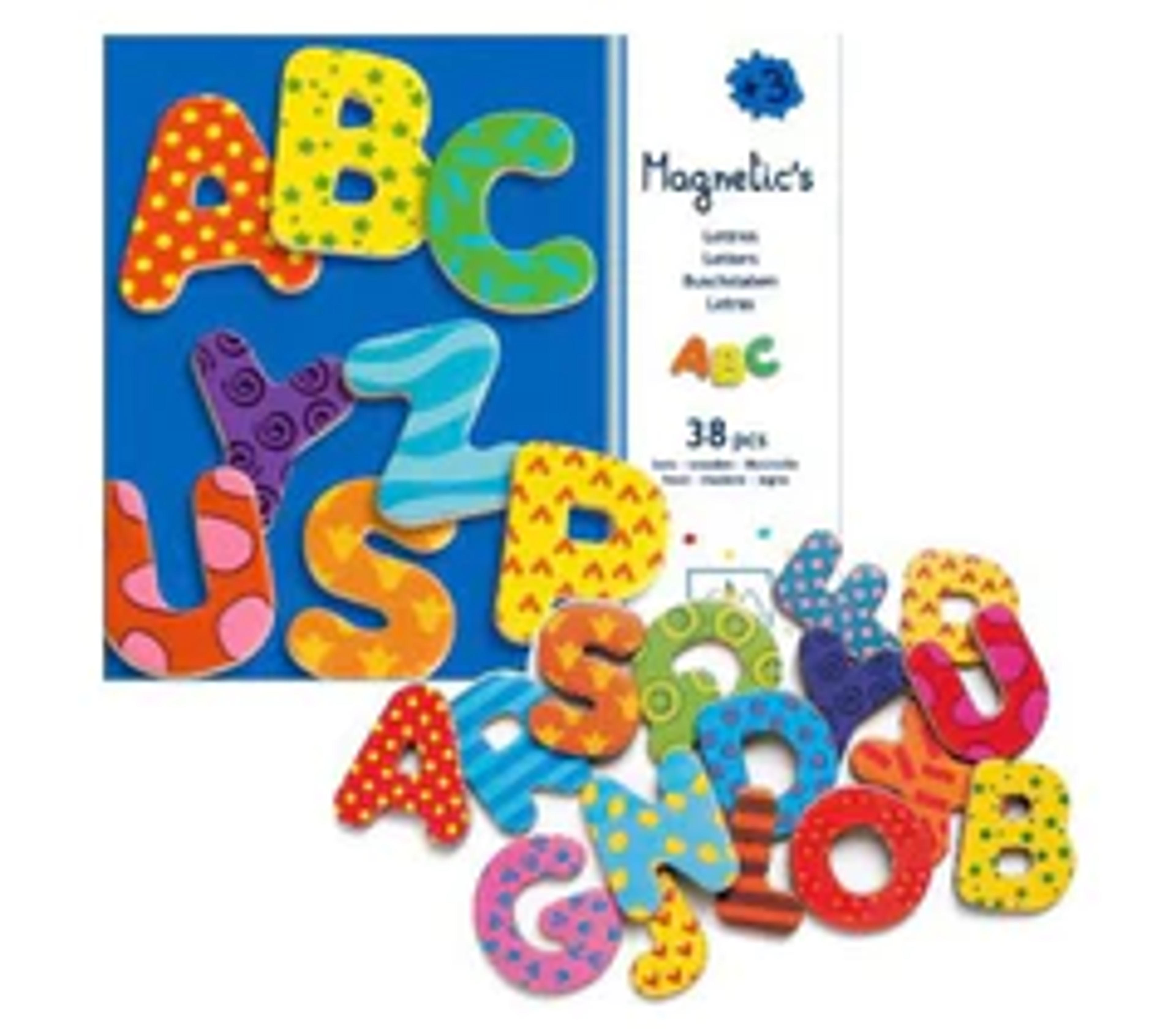 Djeco Magnetic Wooden ABC Letters- 38 pieces