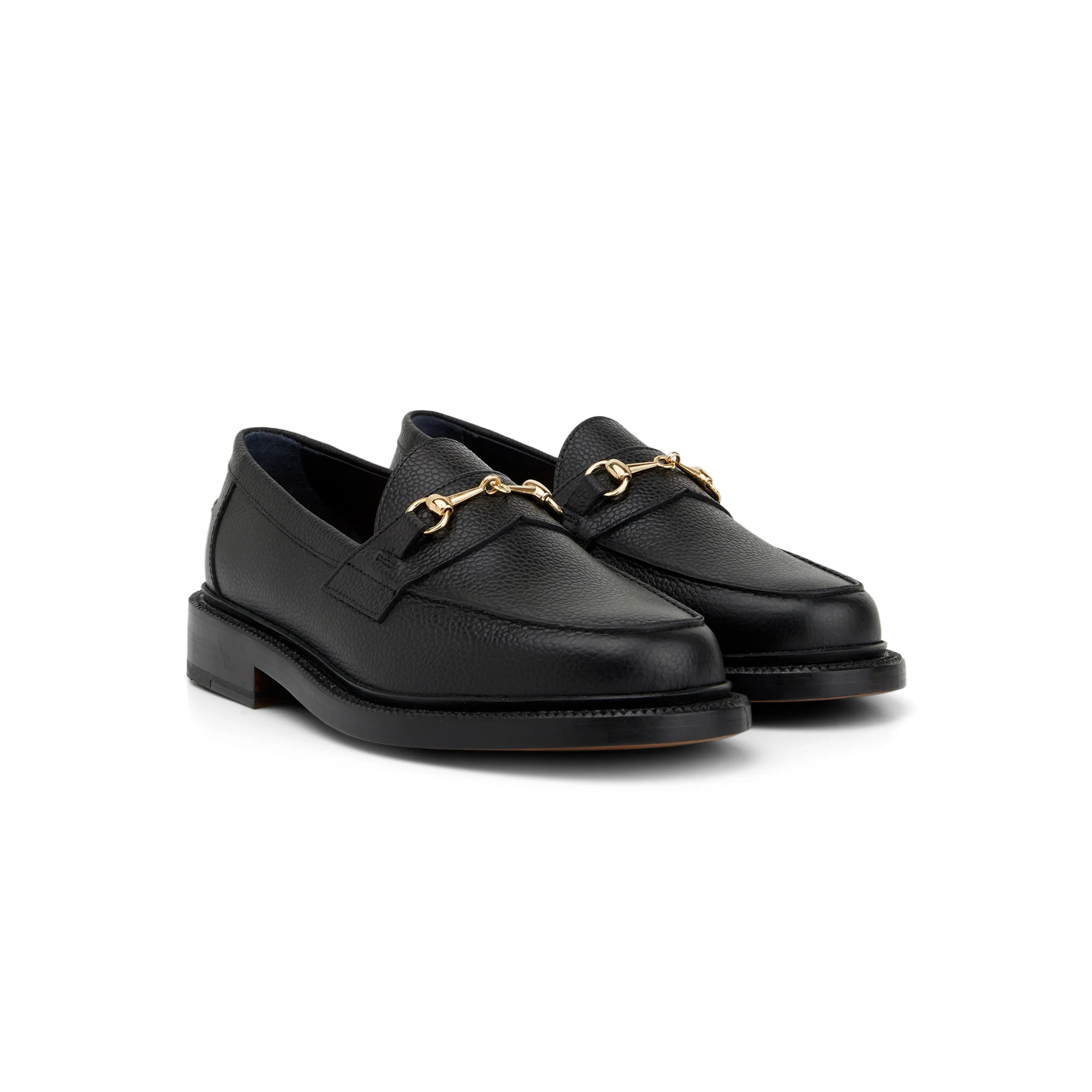 The Mason Horse Bit Loafer, Onyx – Blackstock & Weber