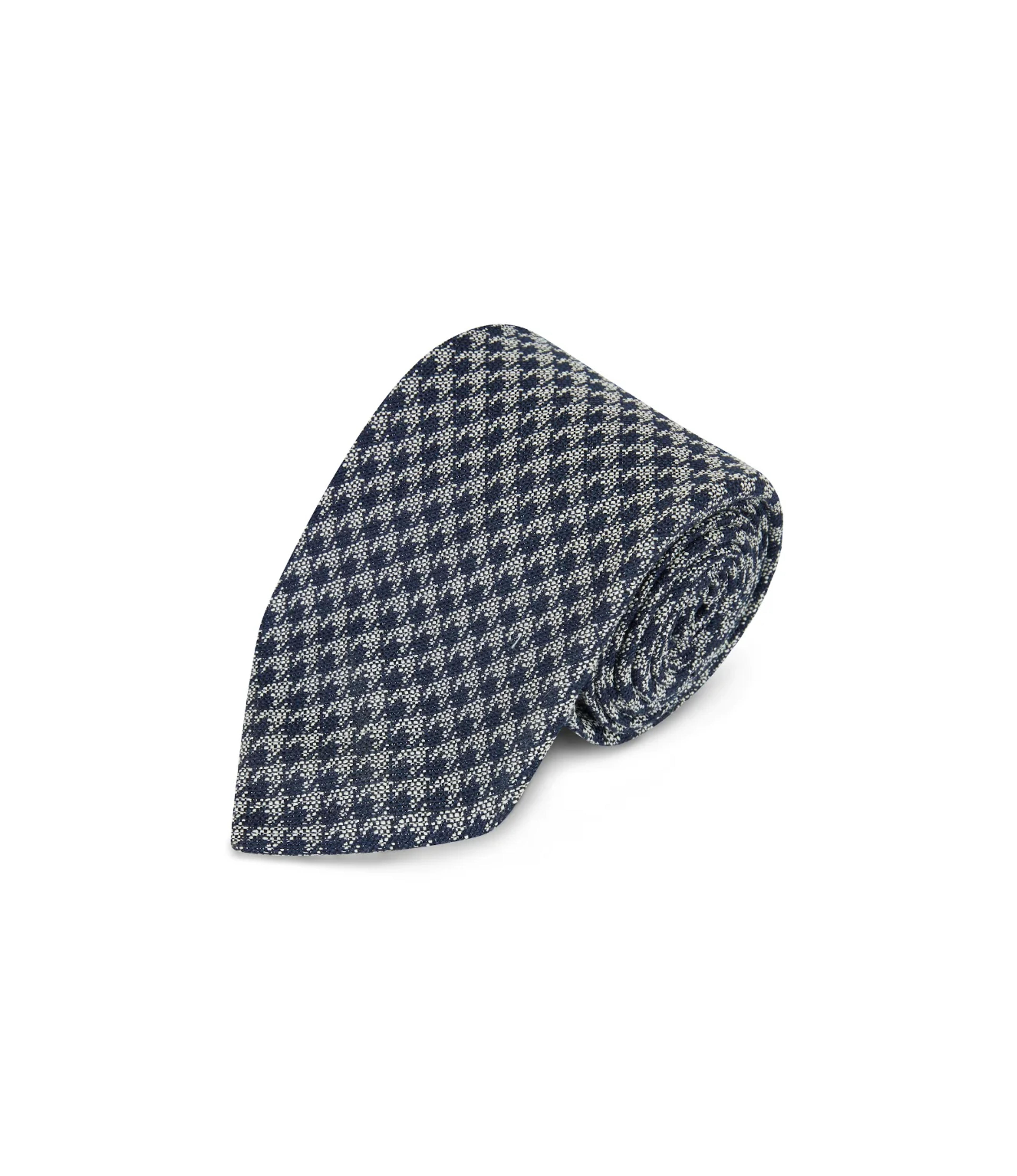 Houndstooth Silk Tie