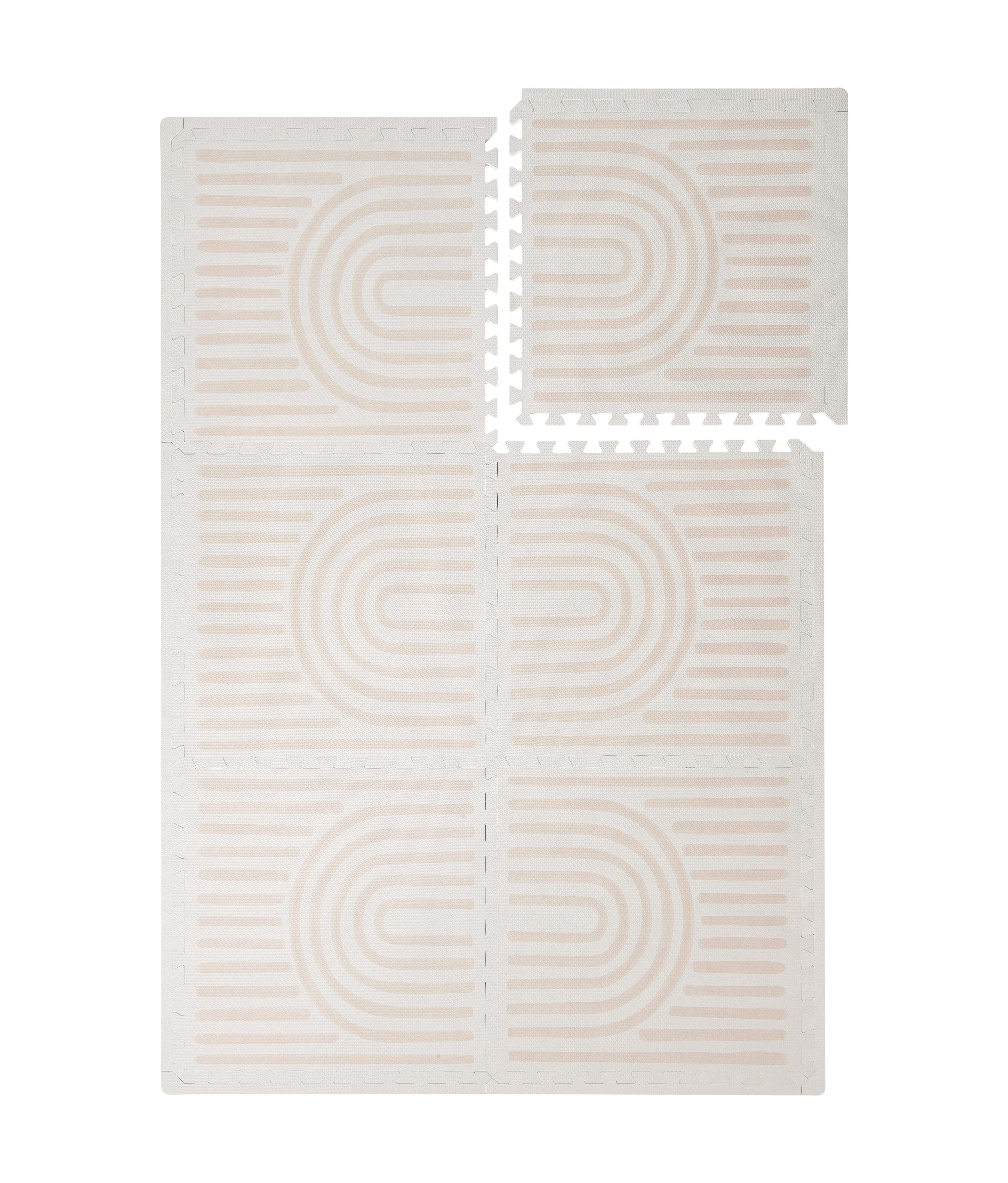 Prettier Puzzle Playmats | Linear - Linen - Large