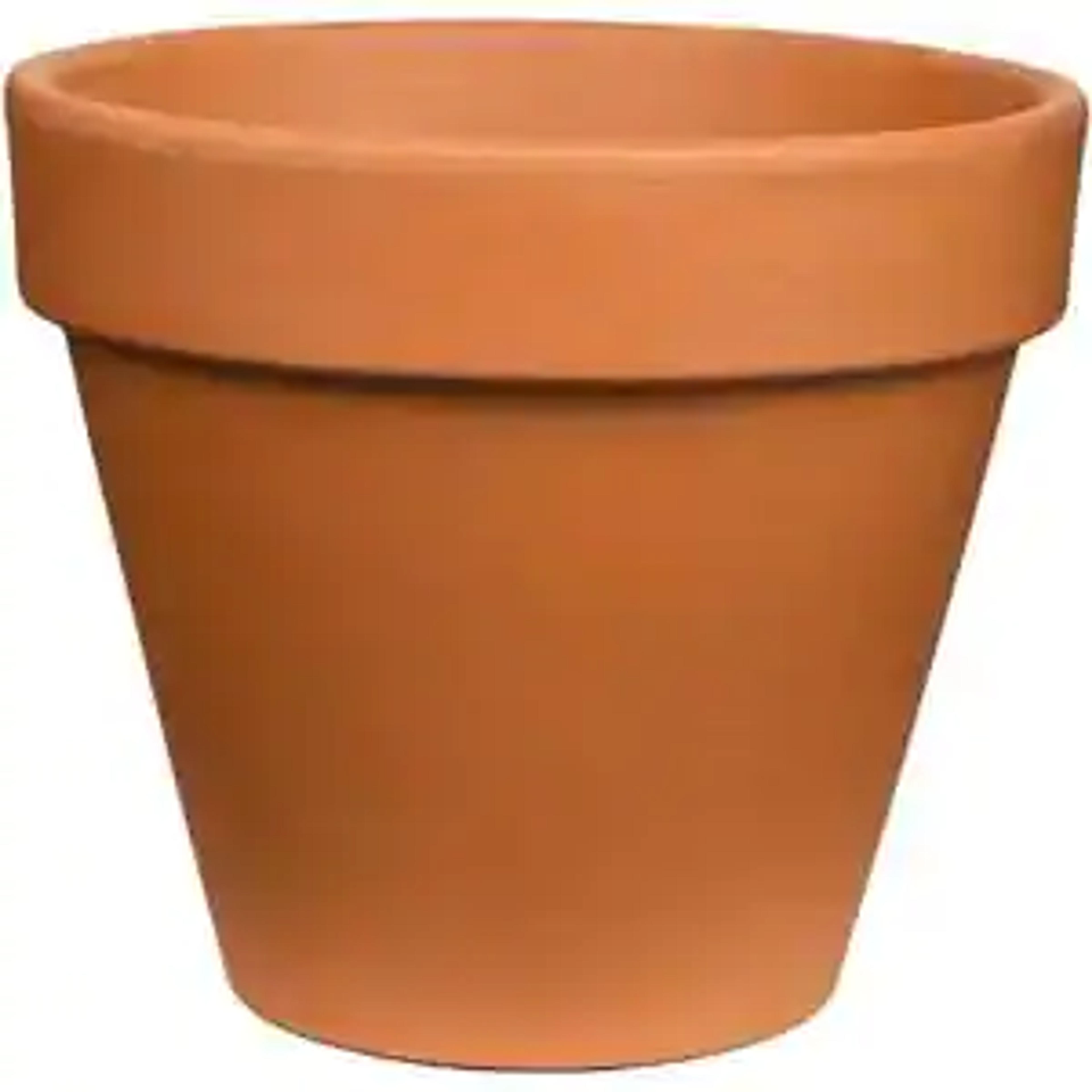 PATIO VISTA 8 in. Clay Standard Pot GD1819-0104