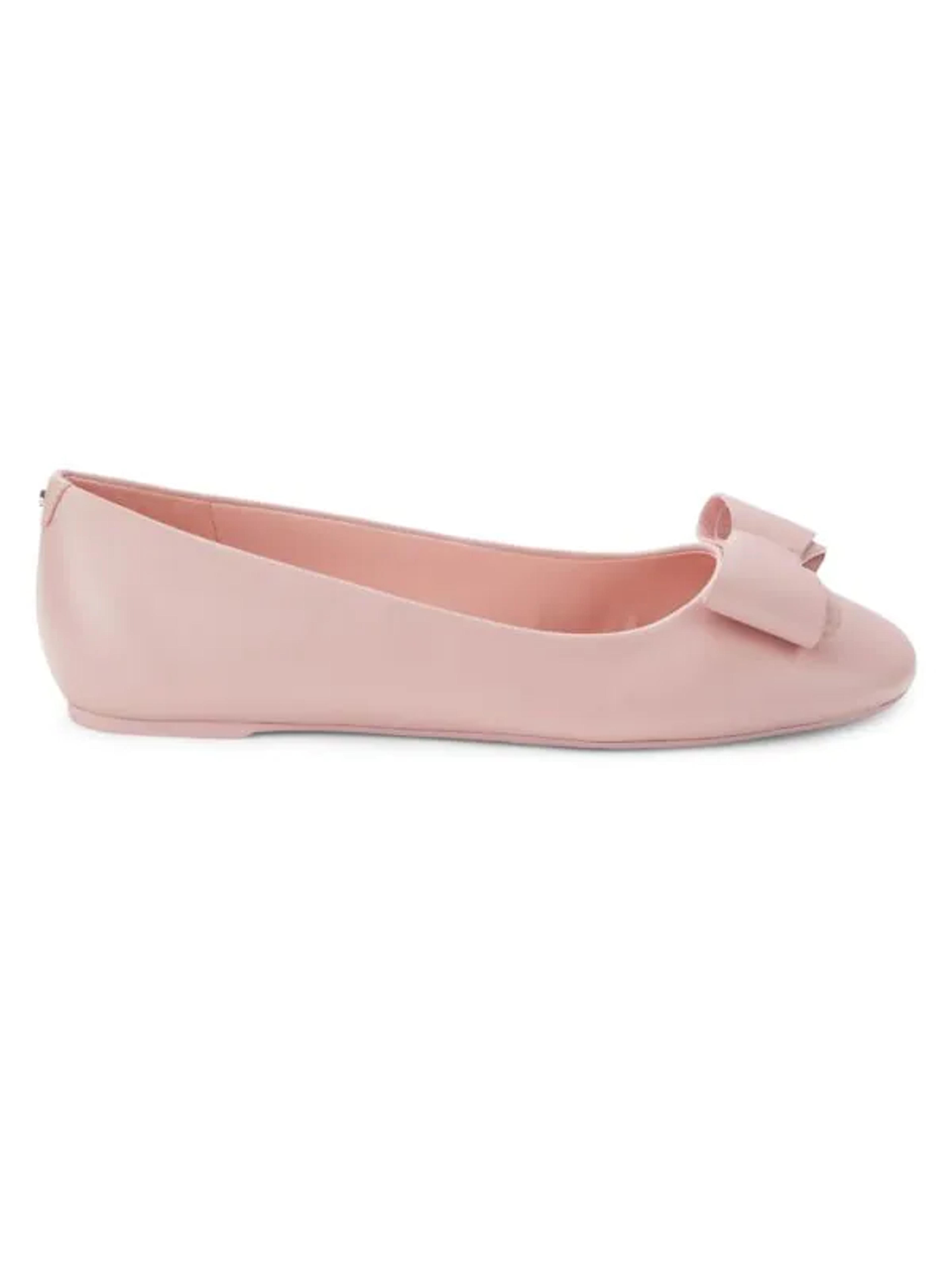 Kate Spade Nora Bow Leather Ballet Flats on SALE | Saks OFF 5TH