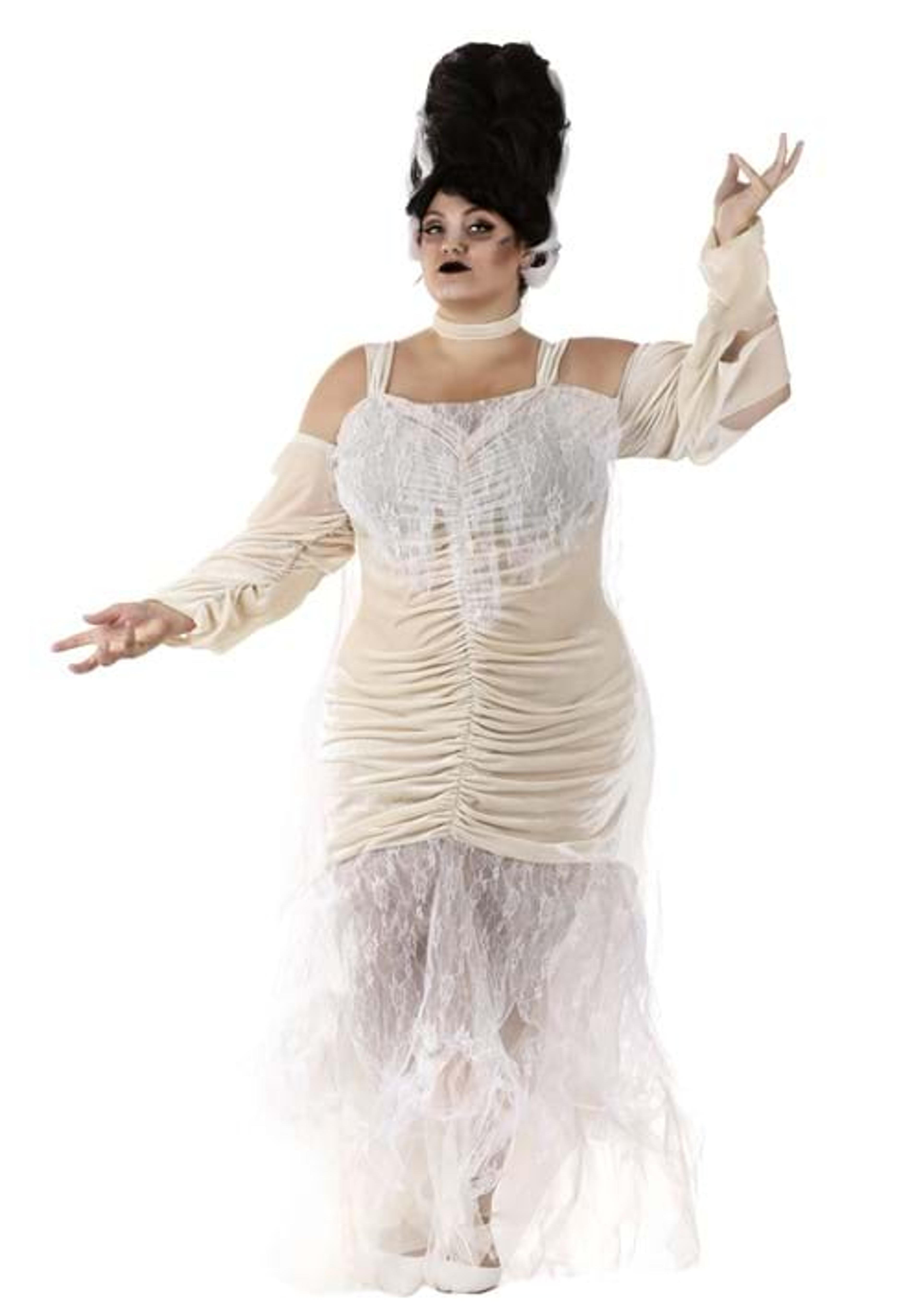 Plus Size Bride of Frankenstein Women's Costume