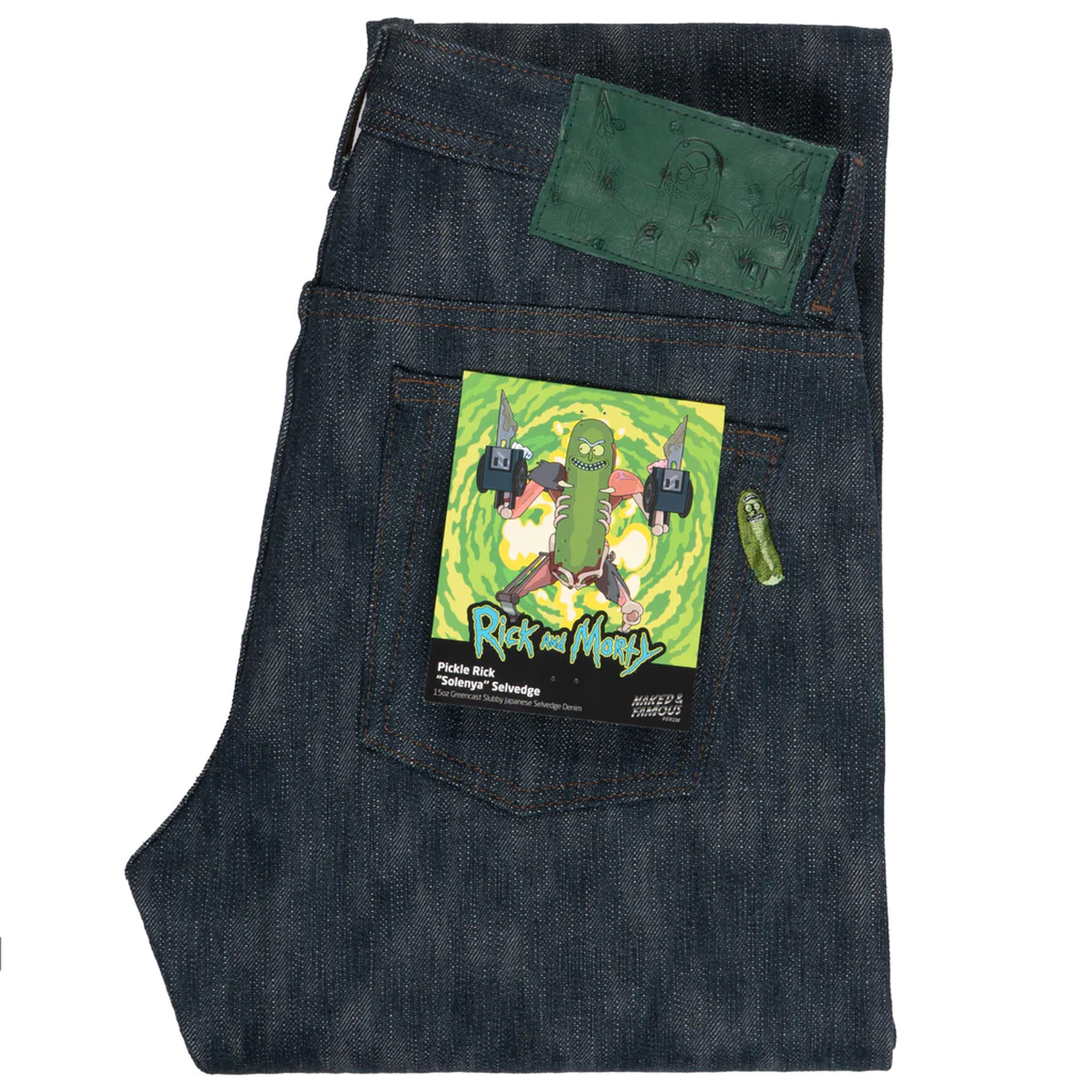 Weird Guy - Pickle Rick "Solenya" Selvedge | Naked & Famous Denim – Tate + Yoko