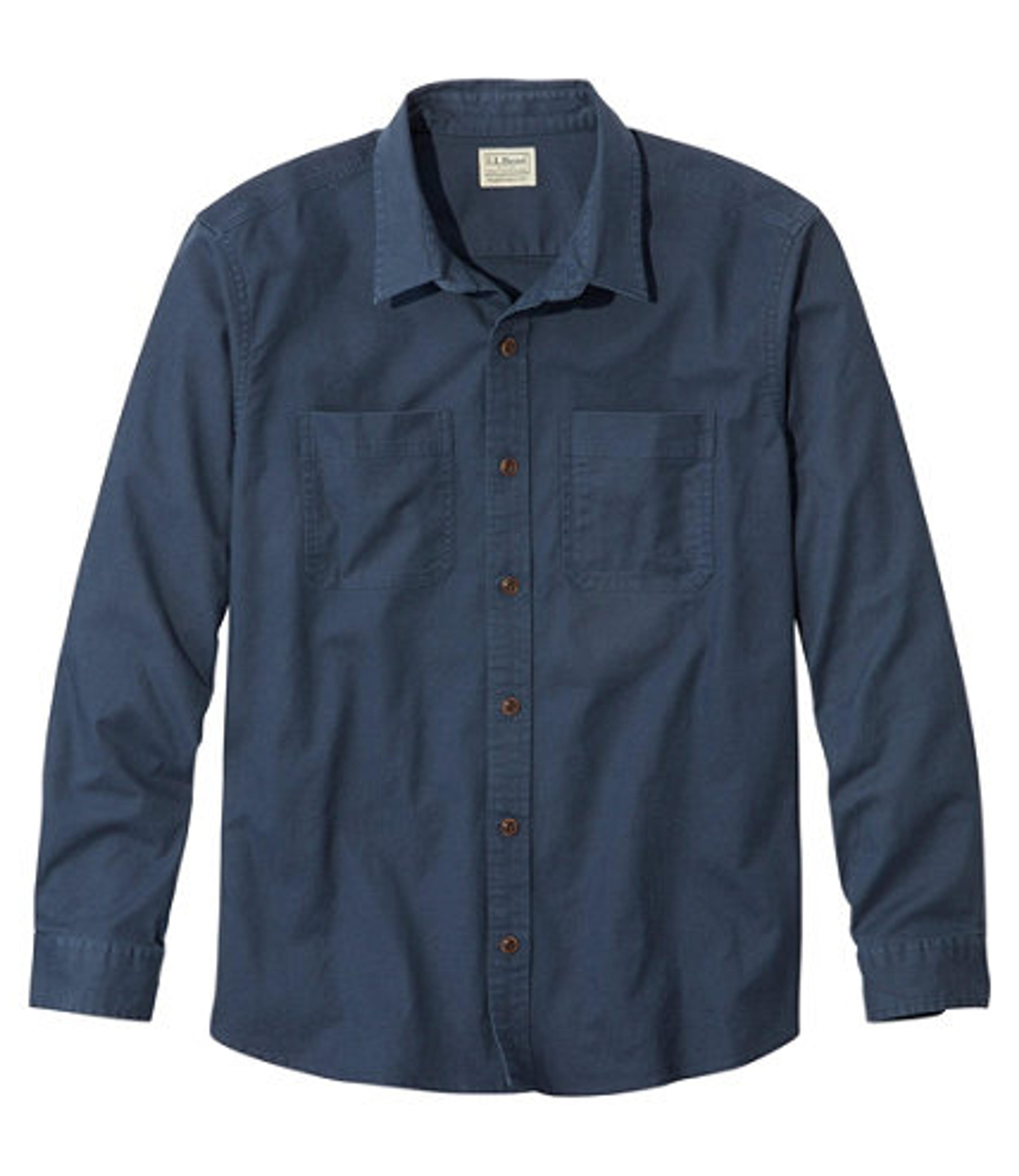 Men's BeanFlex Twill Shirt, Traditional Untucked Fit, Long-Sleeve | Casual Button-Down Shirts at L.L.Bean