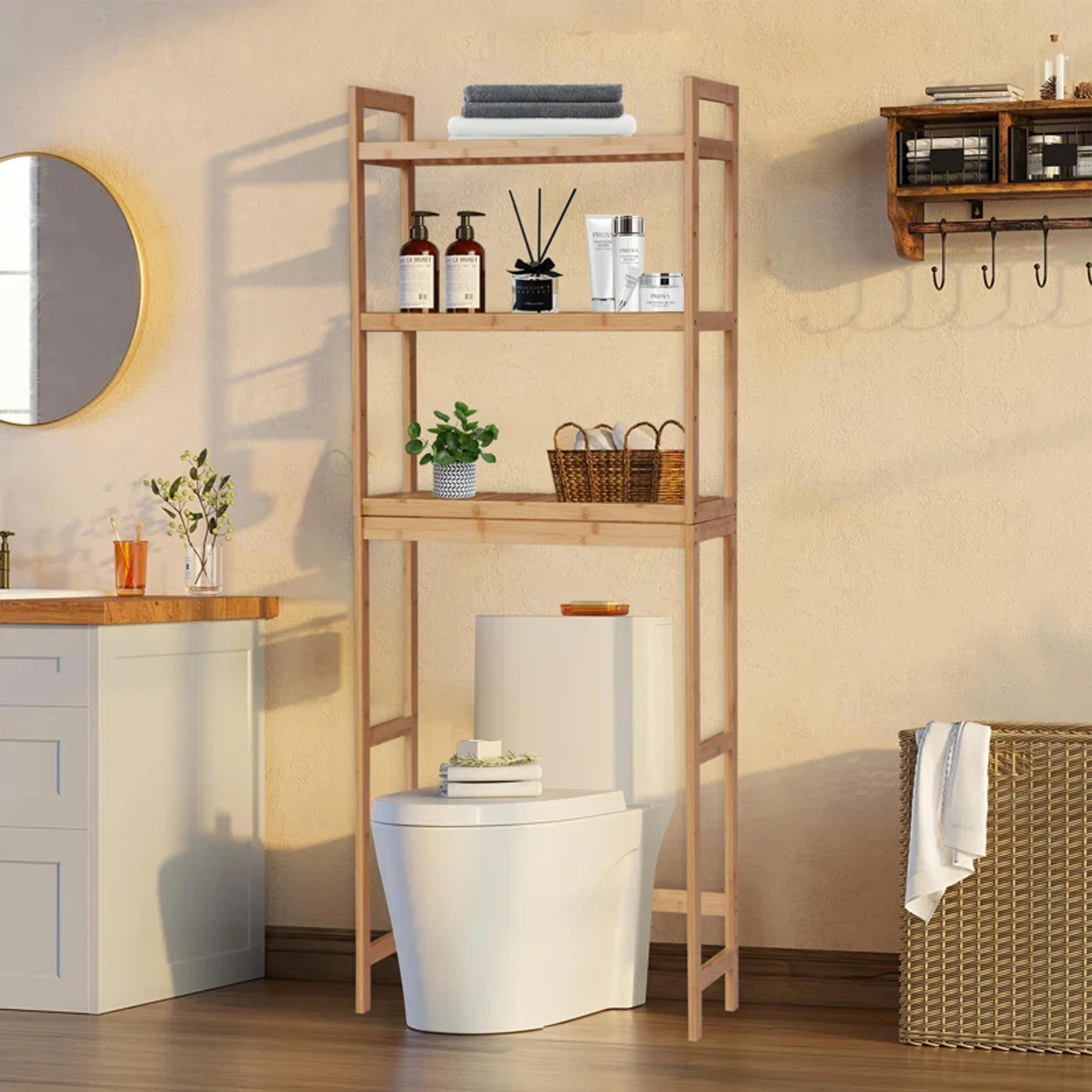 Rebrilliant Karonda Freestanding Over-the-Toilet Storage & Reviews | Wayfair