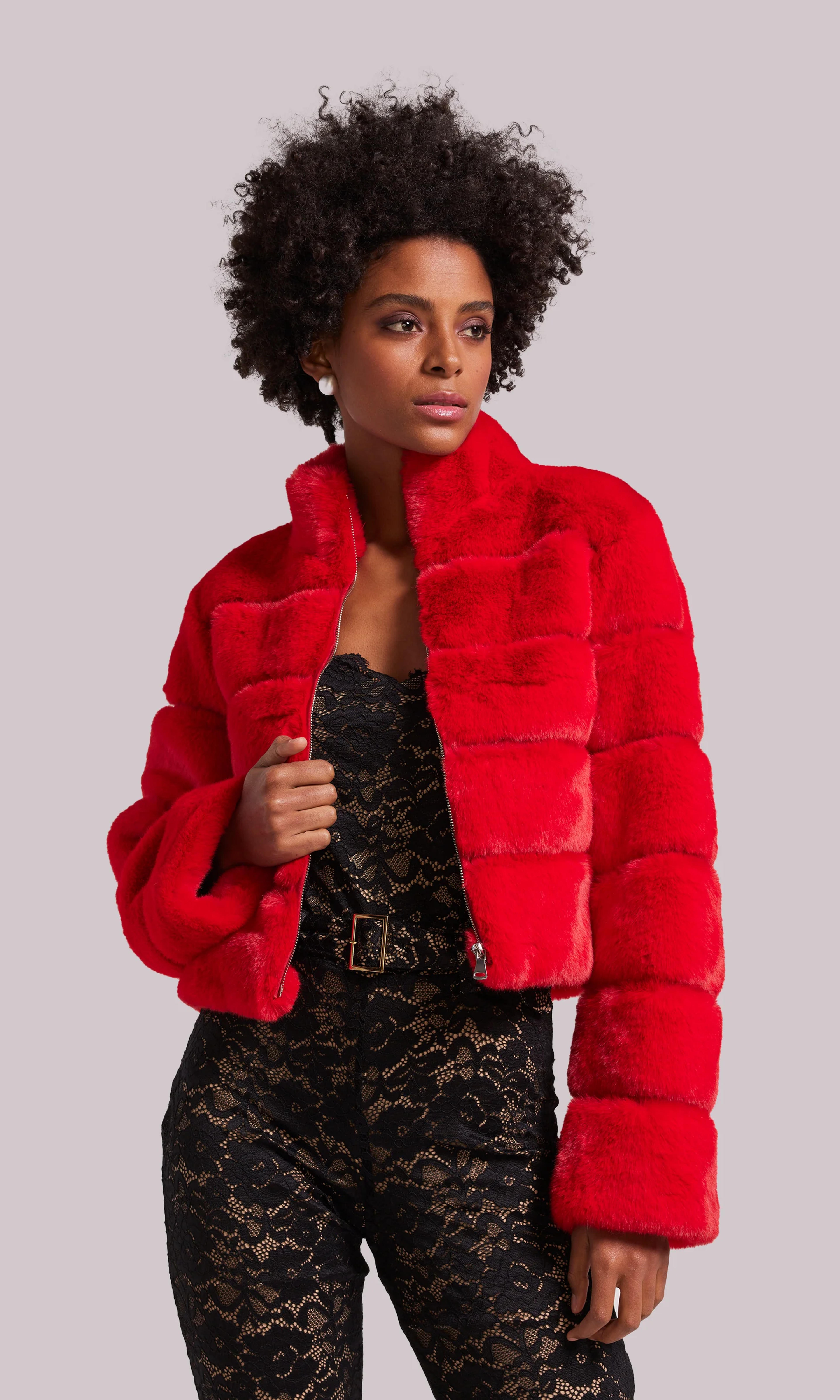 Tala Faux Fur Jacket – Generation Love