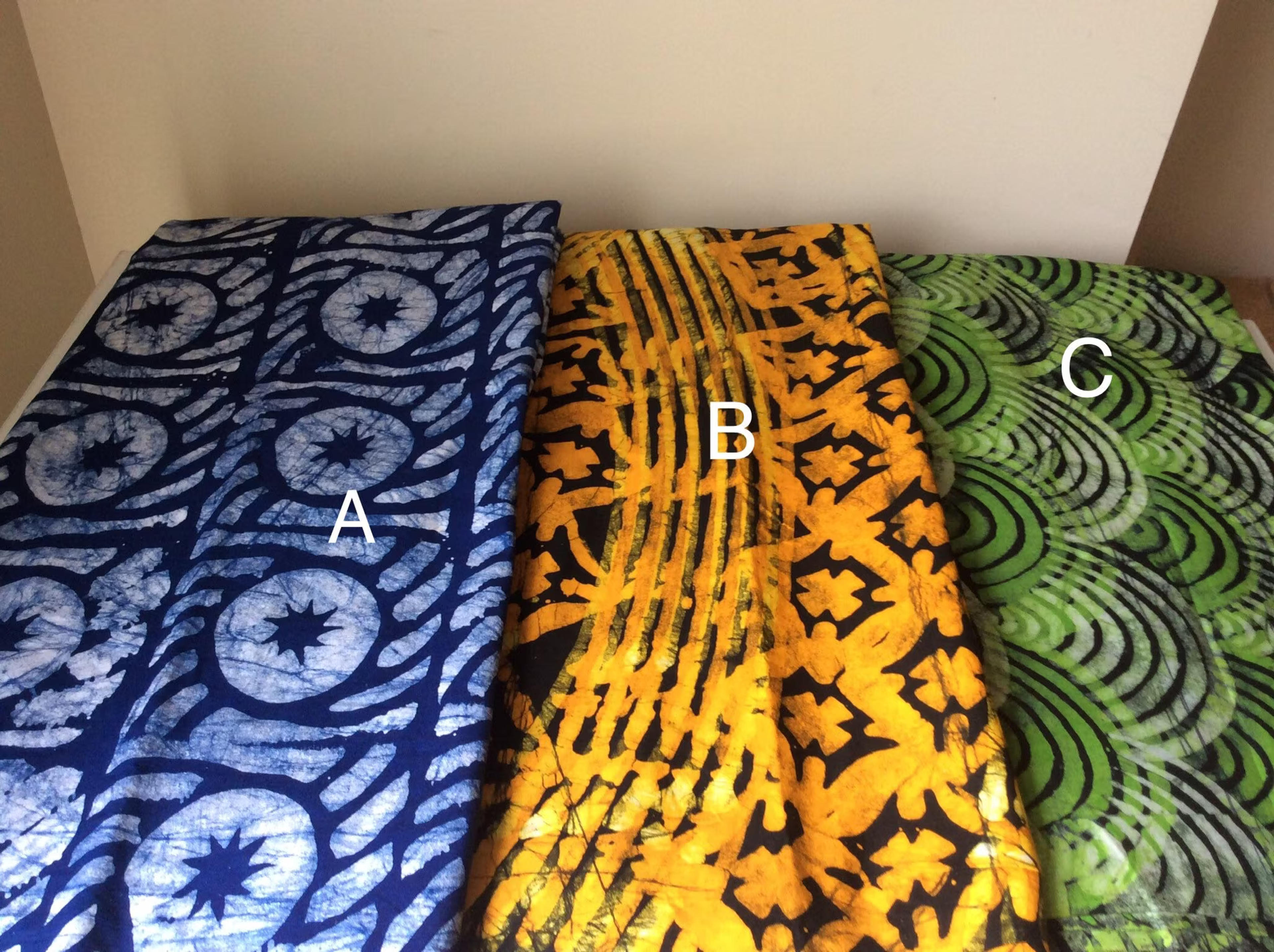 African Tie & Dye Fabric. - Etsy