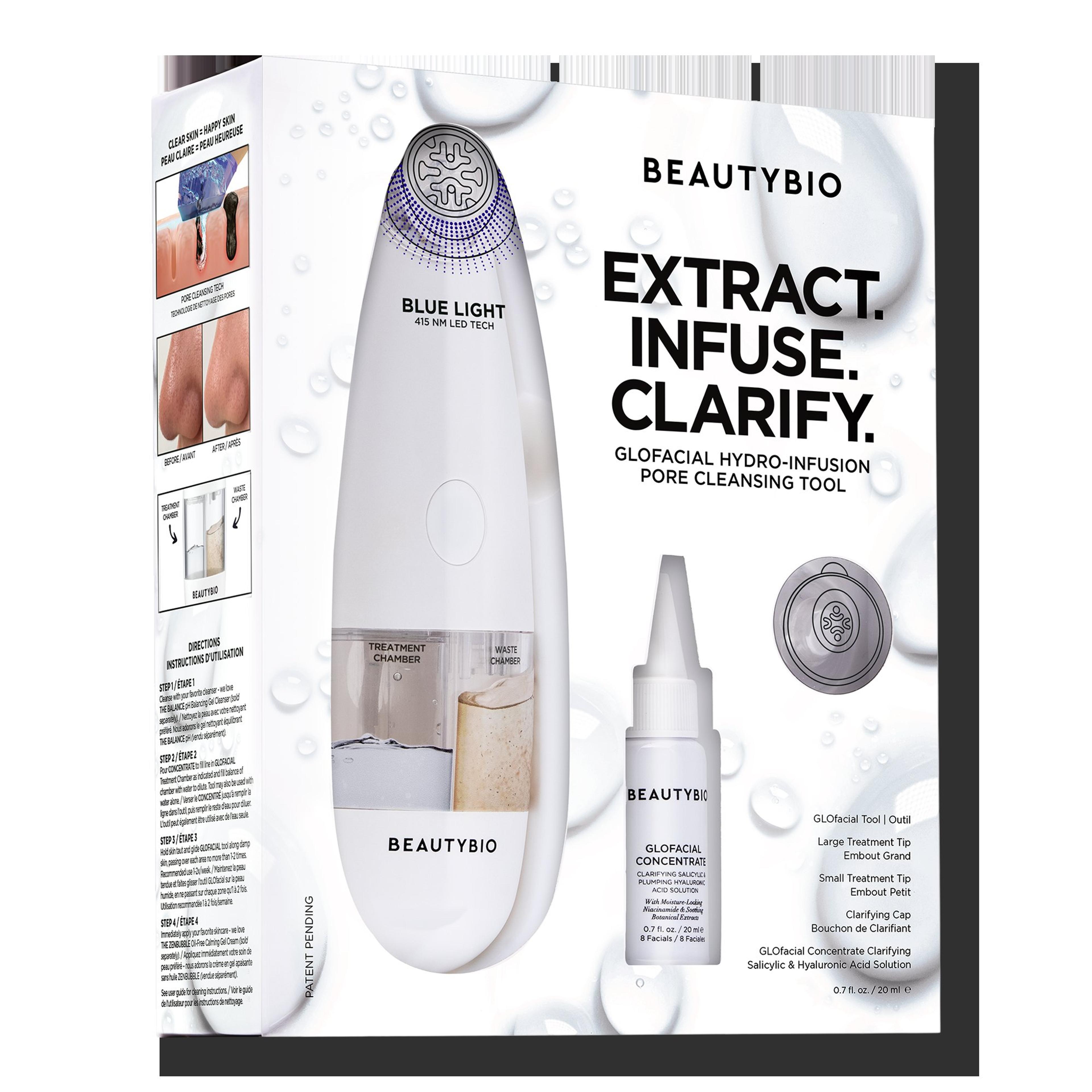 GLOfacial Hydro-Infusion Deep Pore Cleansing Tool - BeautyBio | Ulta Beauty