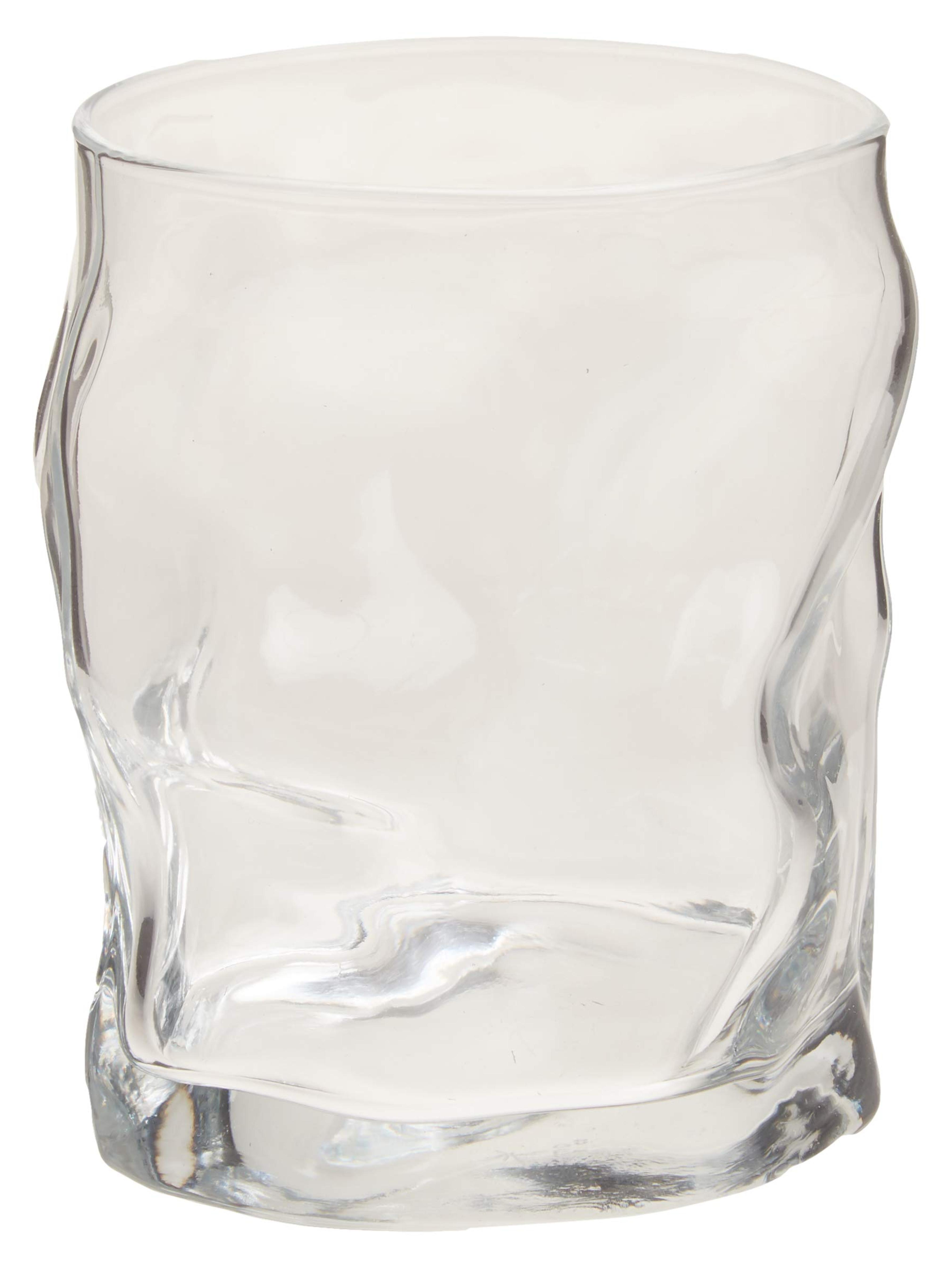 Bormioli Rocco Sorgente Double Old Fashioned Glasses, Set of 4,14.25 ounces