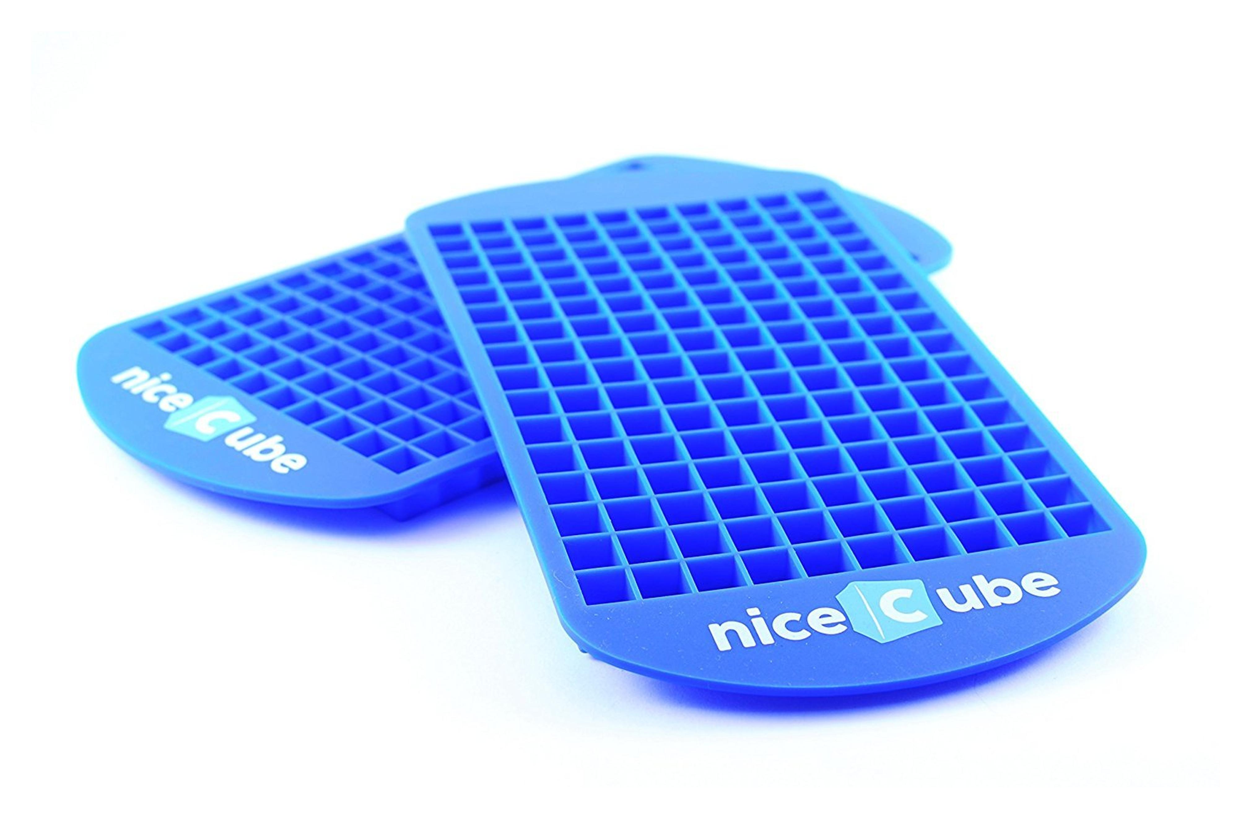 niceCube Mini Ice Cube Trays - Great for Small Crushed Ice - Silicone Ice Tray Molds, 2 Pack