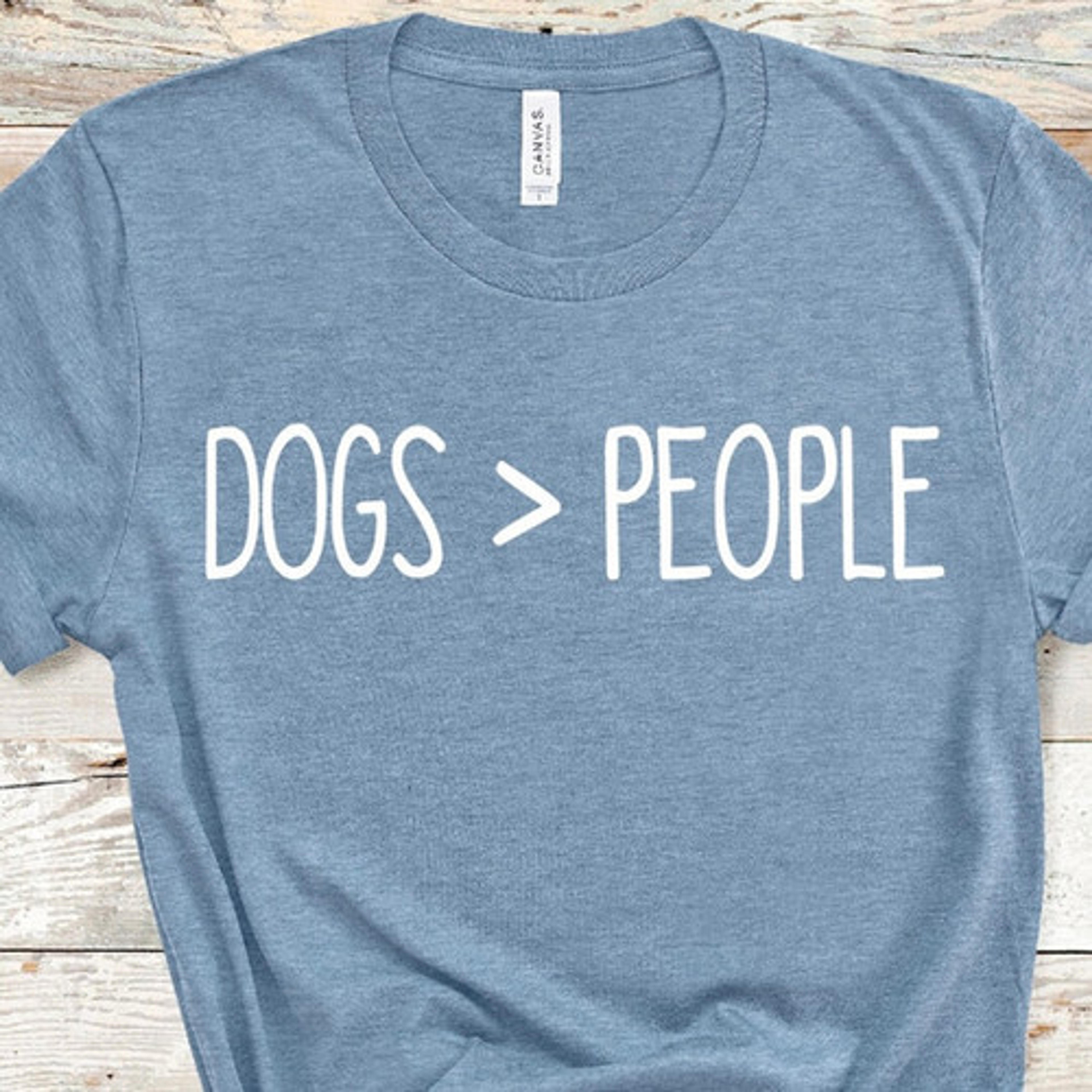 Dogs > people t shirt