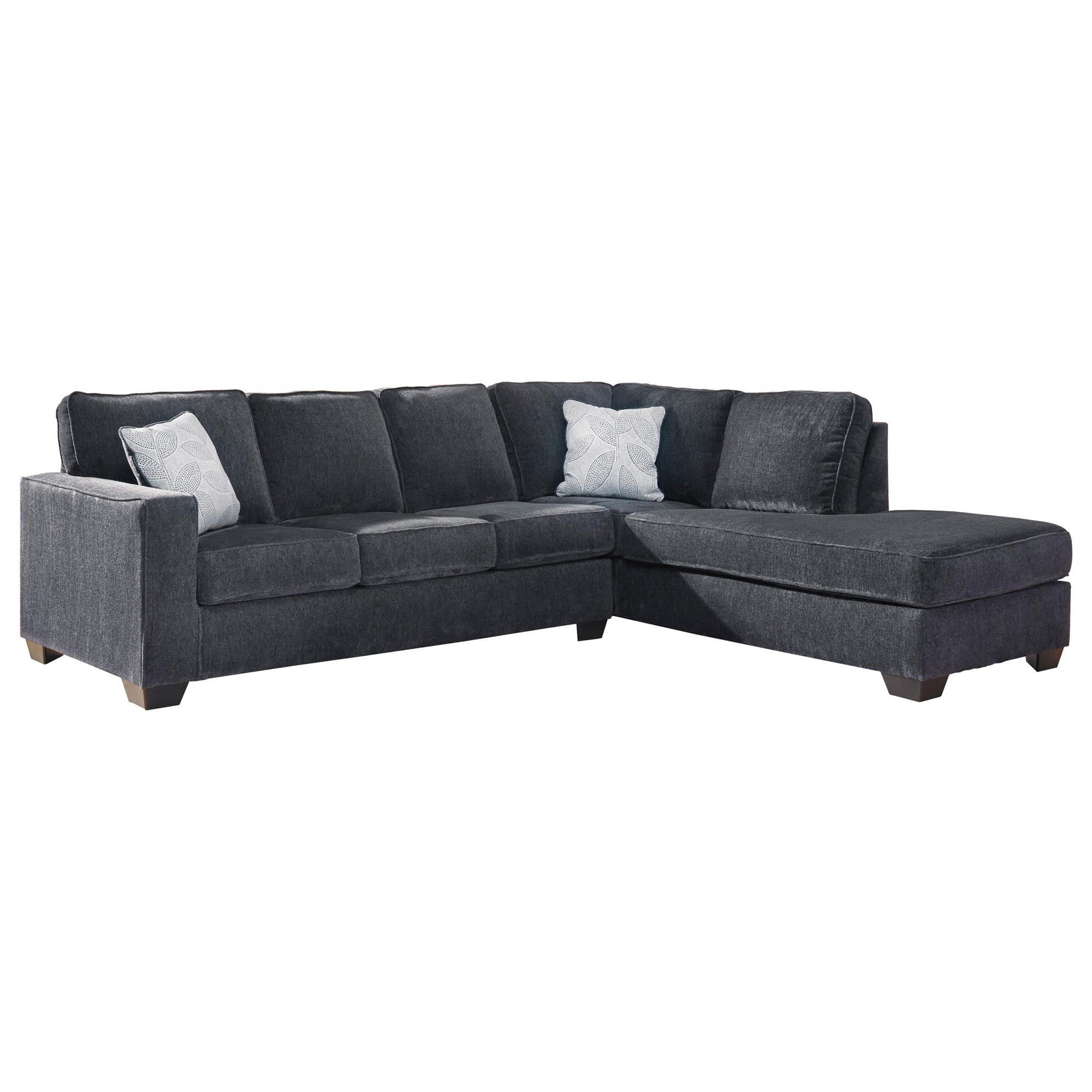 Signature Design by Ashley Altari 2-Piece Right Facing Sectional in Slate