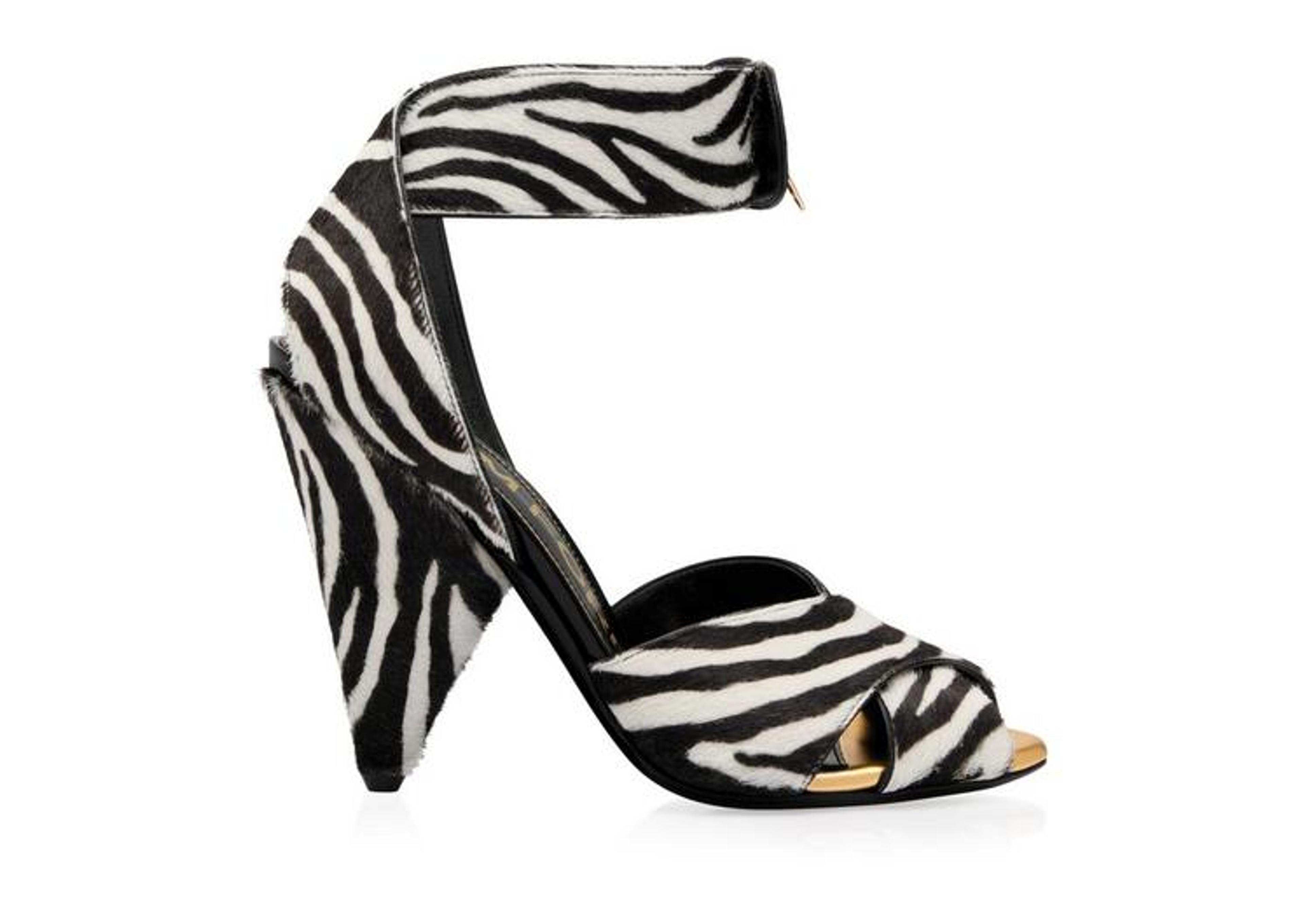 Tom Ford ZEBRA PRINT CALF HAIR VERTIGO SANDAL | TomFord.com