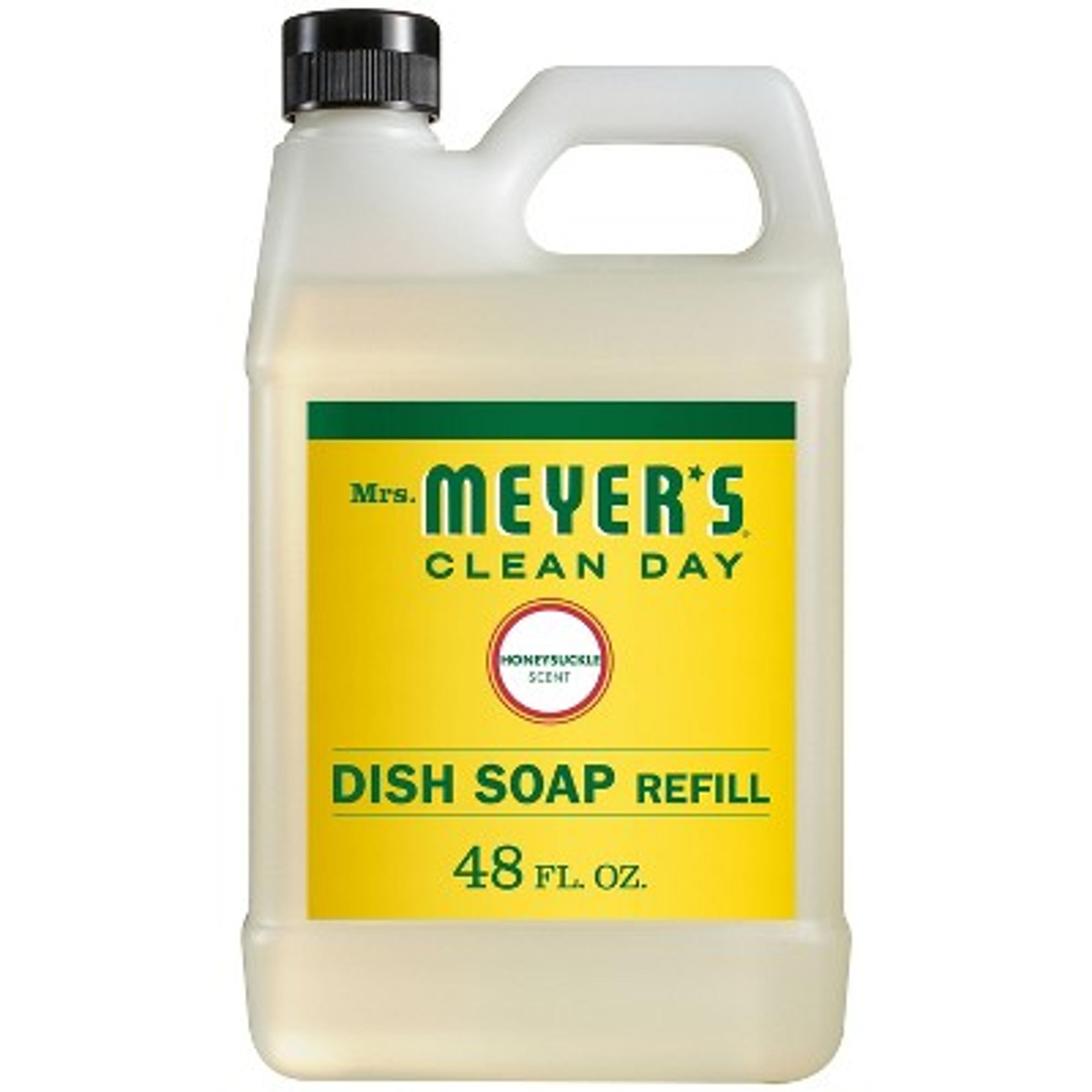Mrs. Meyer&#39;s Clean Day Honeysuckle Scent Dish Soap Refill - 48 fl oz
